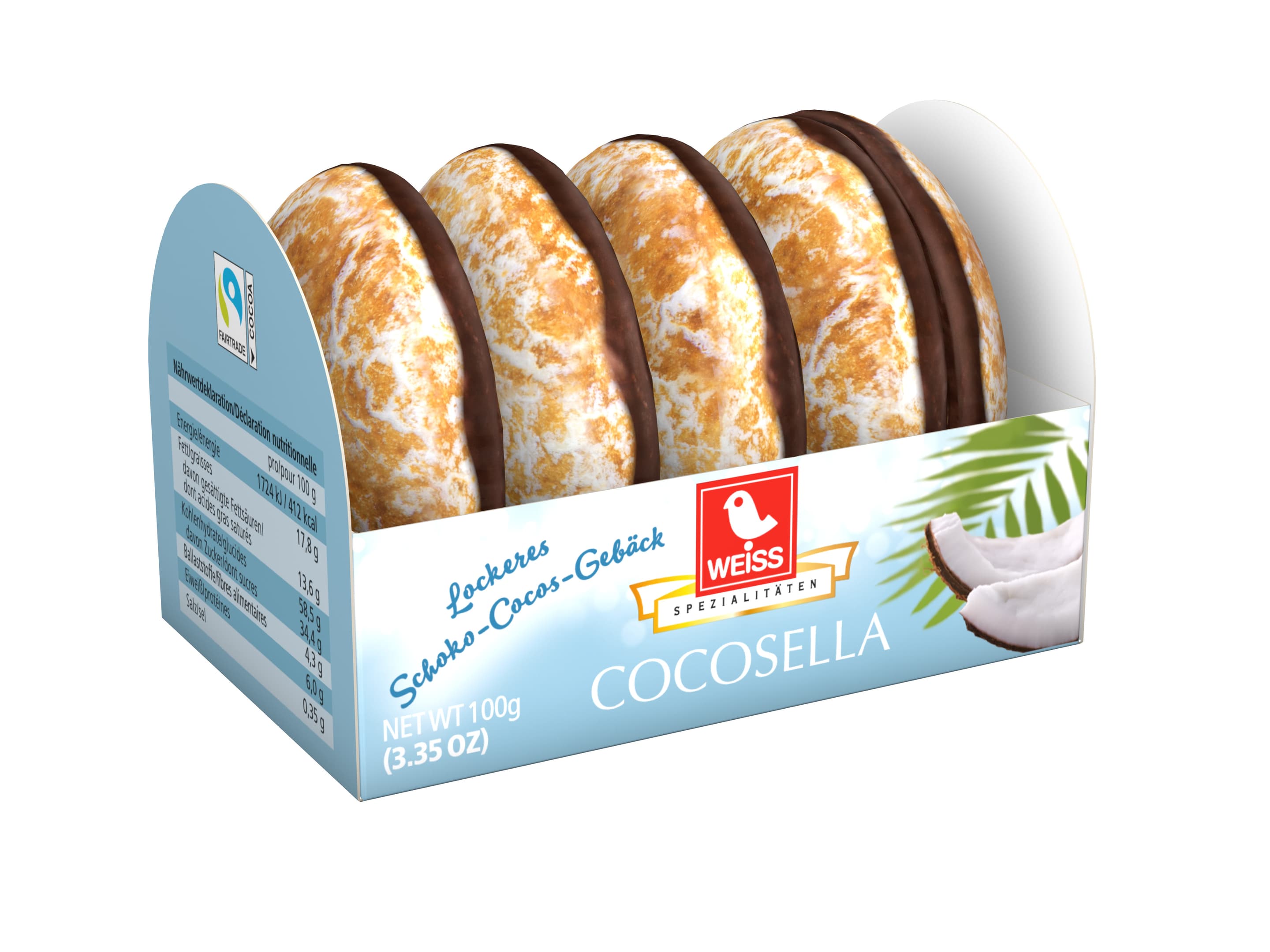 WEISS Cocosella Schoko-Kokos-Lebkuchen