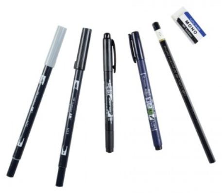 Produktbild Tombow Handlettering-Set Beginner 6teilig 2 von 3