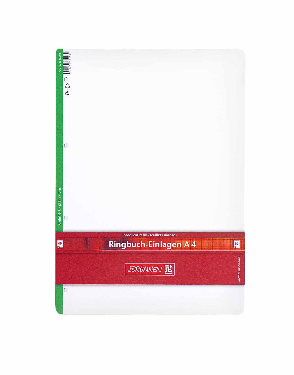 Ringbucheinlagen A4 Lineatur 20 50 Blatt