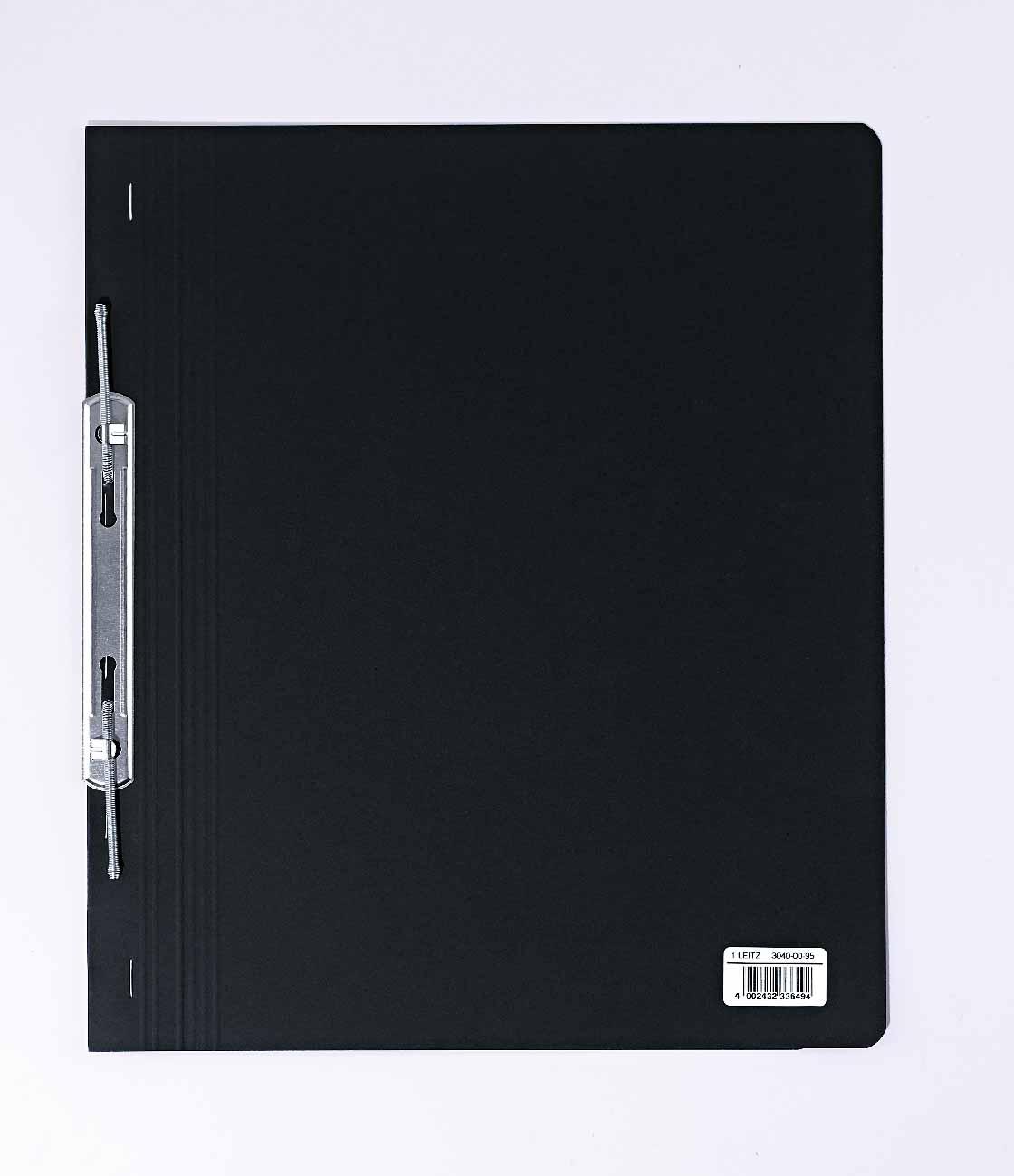 LEITZ Spiralhefter A4 Pappe schwarz