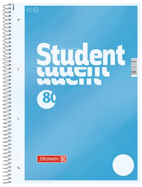 BRUNNEN Collegeblock Student A4 dotted 80 Blatt