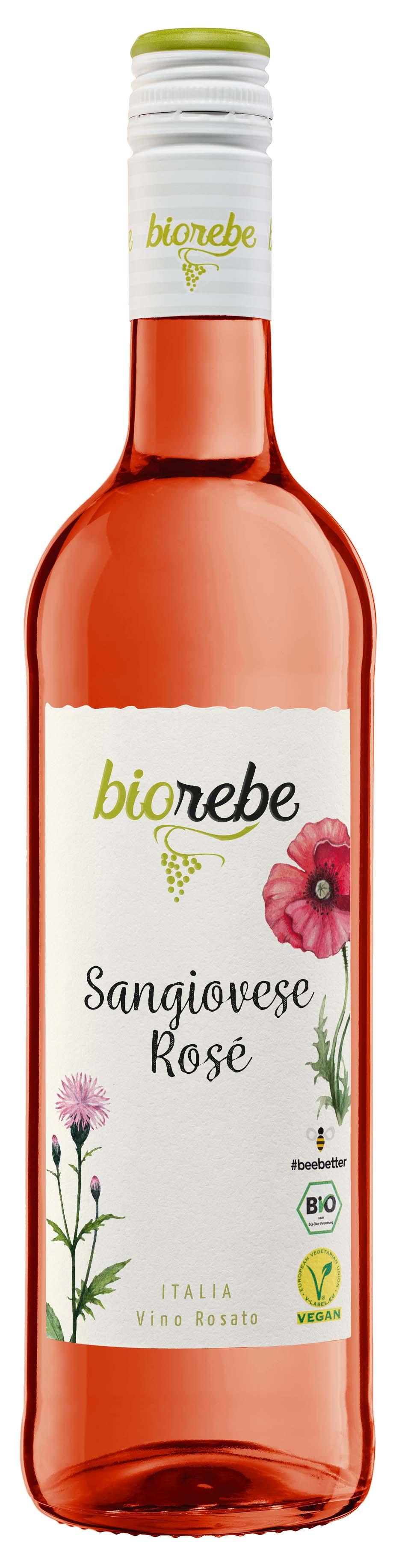 BioRebe Sangiovese Rosé Italien IGP, halbtrocken