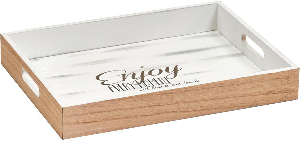 zeller Tablett"Enjoy"40 x 30 x 5,5 cm