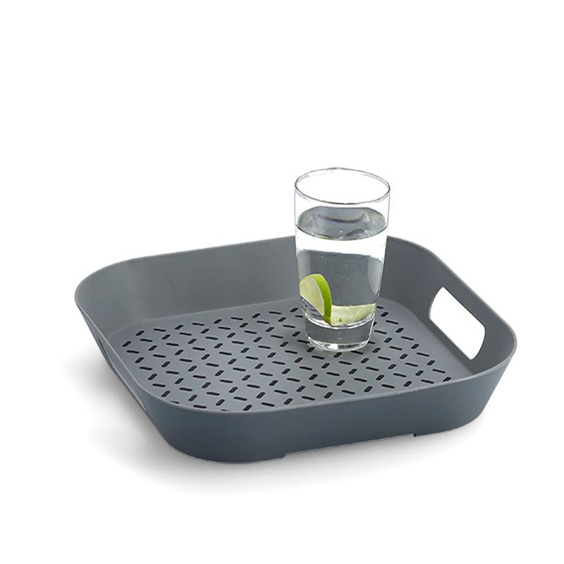 zeller Anti-Rutsch Tablett 34x34cm