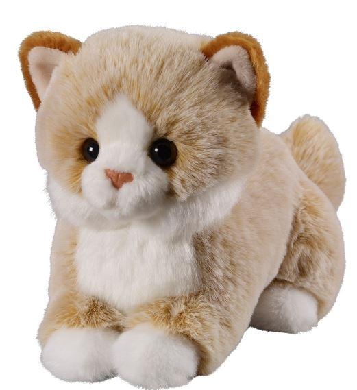 Bauer - Deine Tiere mit Herz - Katze beige 18cm, liegend