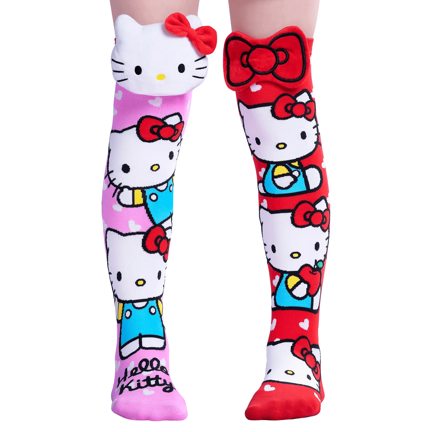 MADMIA - Hello Kitty Socken mit 3D-Applikationen, Alter: 6-99 Jahre