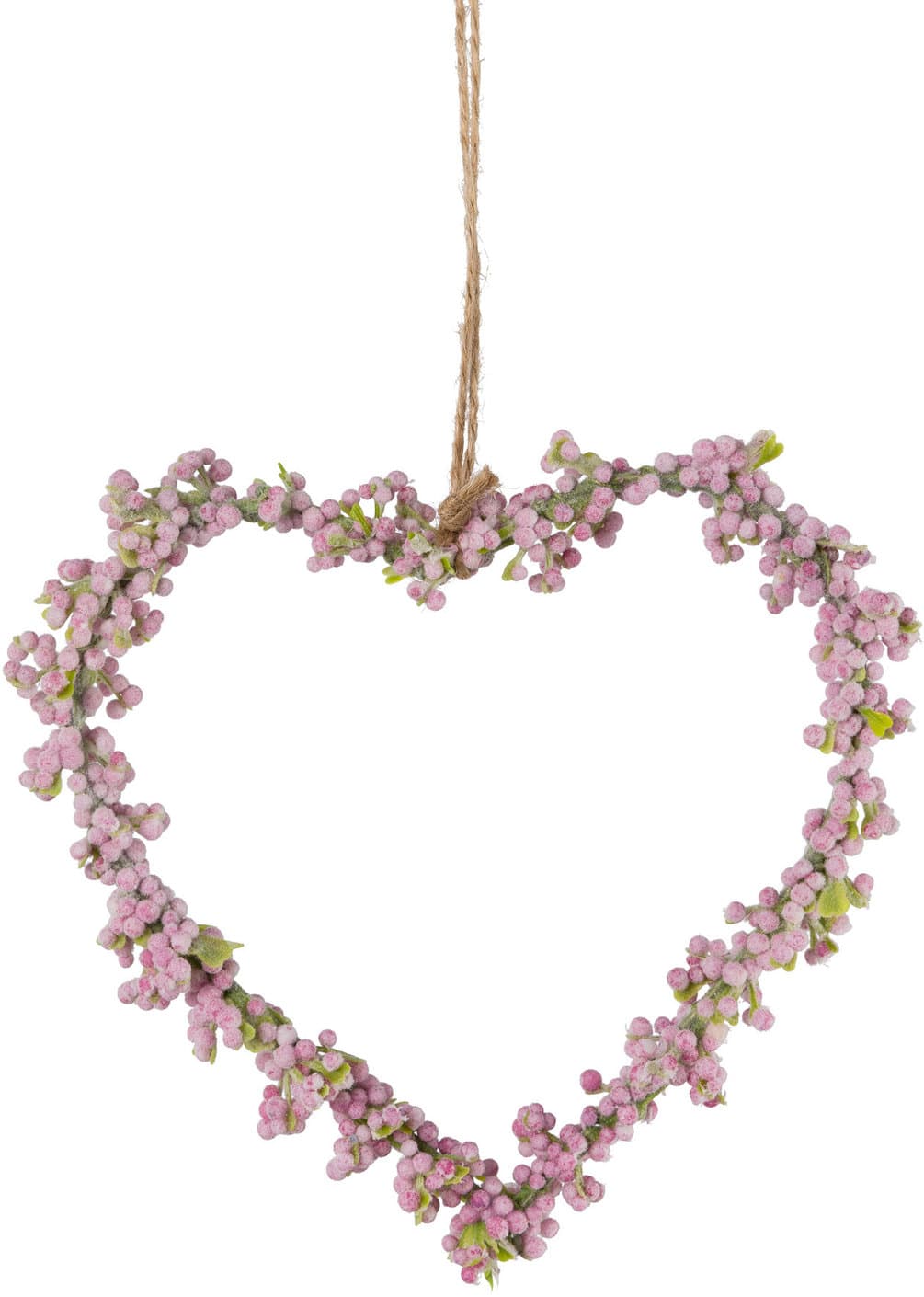 CREATIV HOME Schleierkrauthänger Herz H=11cm