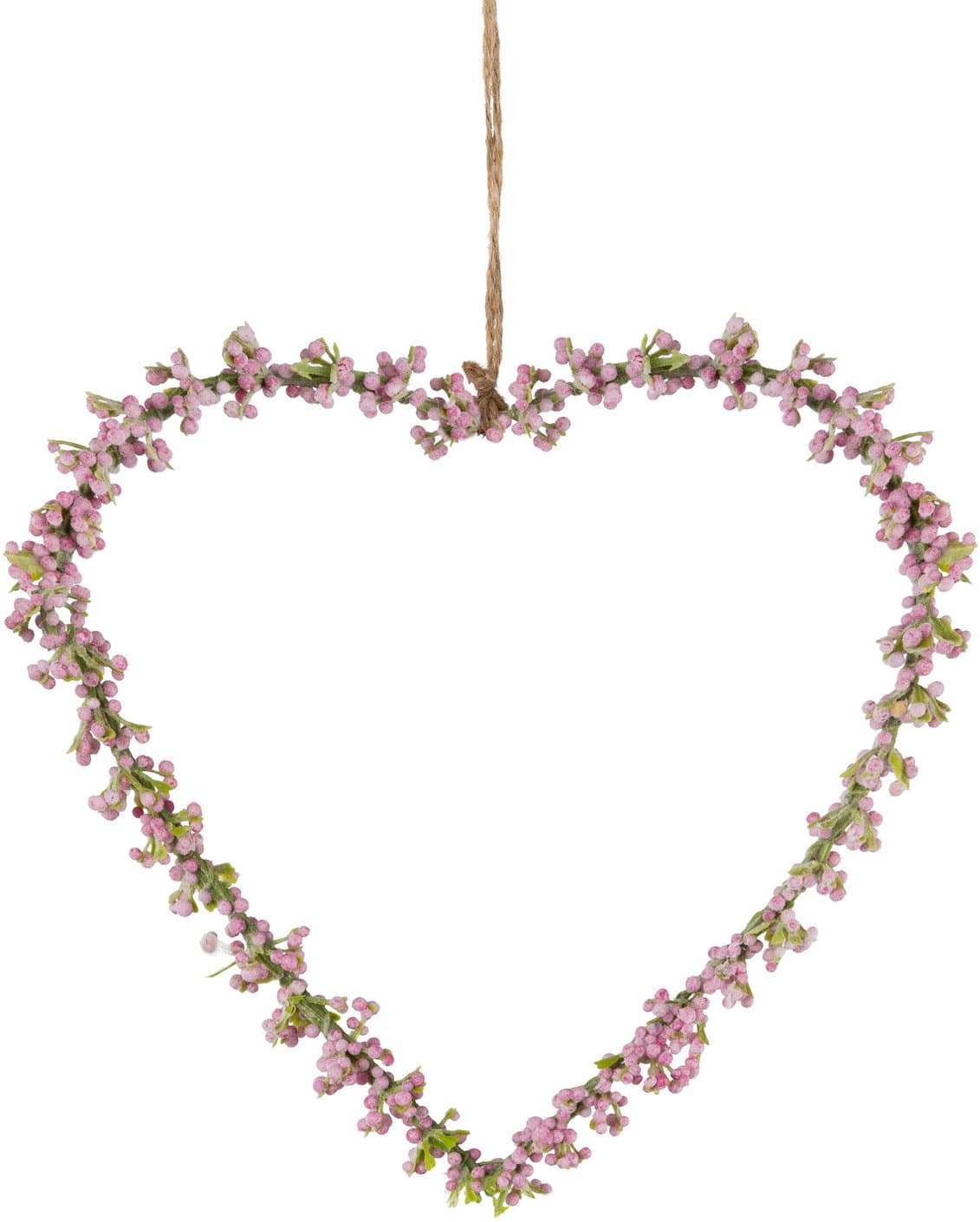 CREATIV HOME Schleierkrauthänger Herz H=16cm