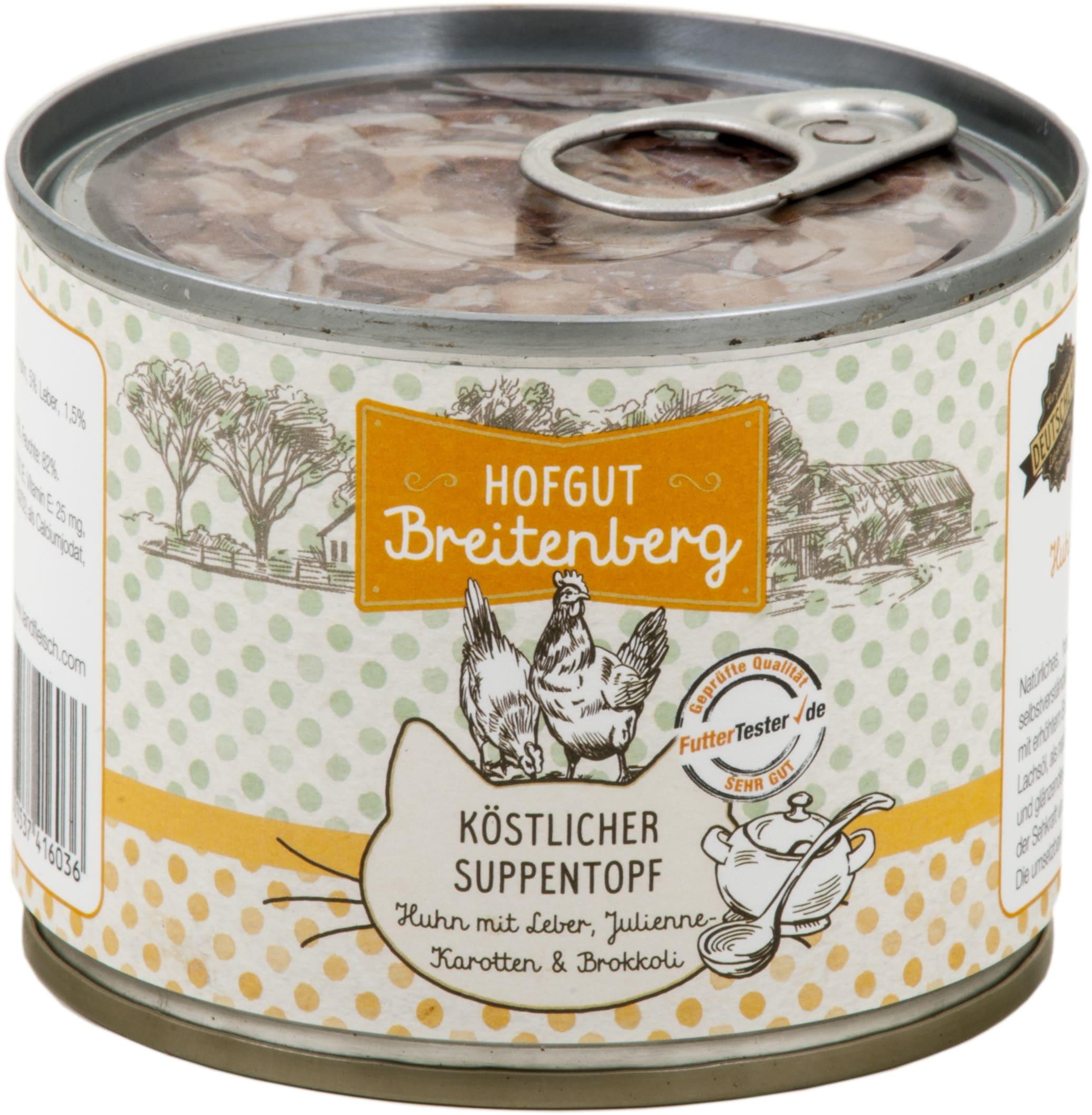 Hofgut Breitenberg Katzennassfutter köstlicher Suppentopf 180g