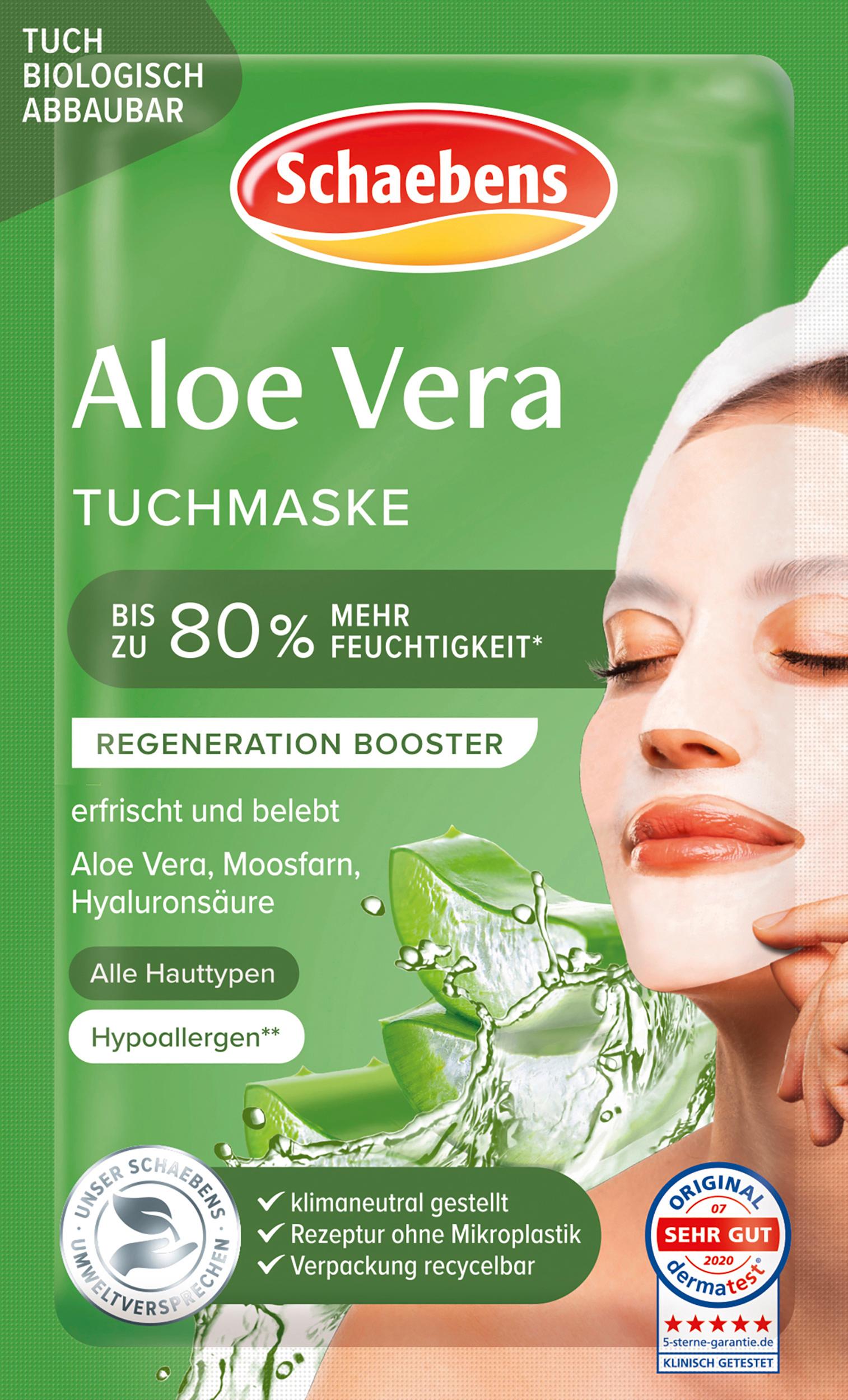 Schaebens Aloe Vera Tuchmaske