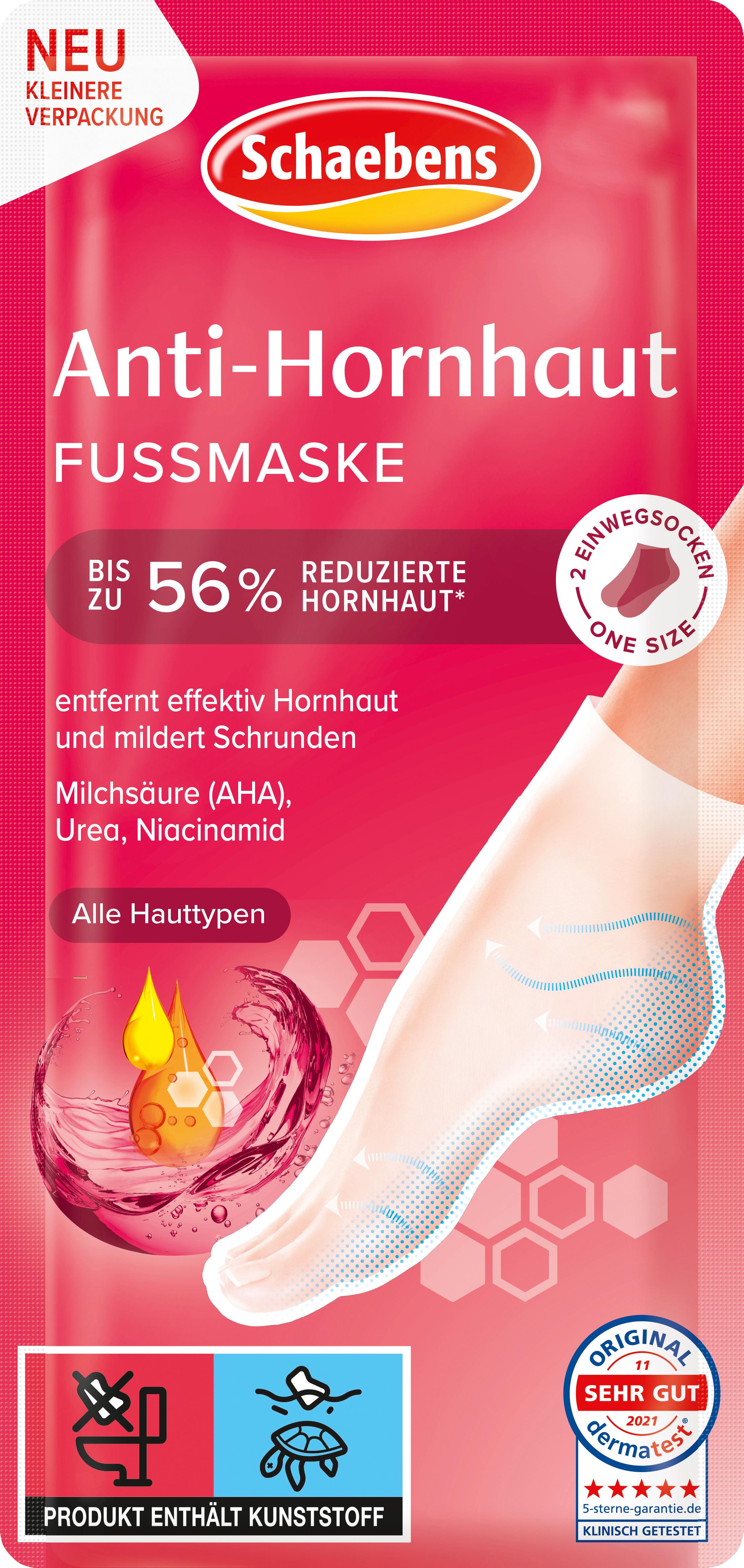 Schaebens Anti-Hornhaut Fußmaske