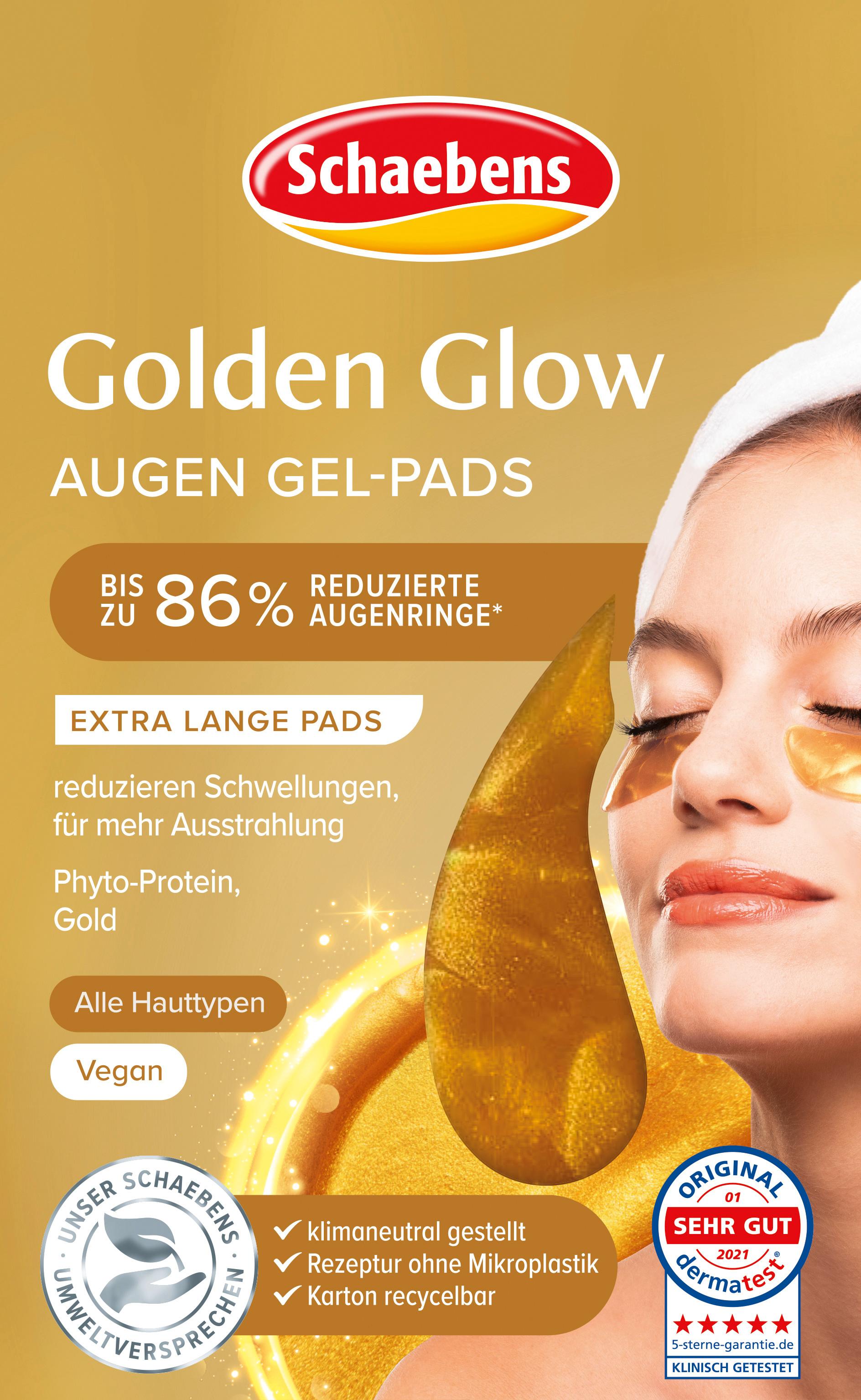 Schaebens Golden Glow Augen Gel-Pads