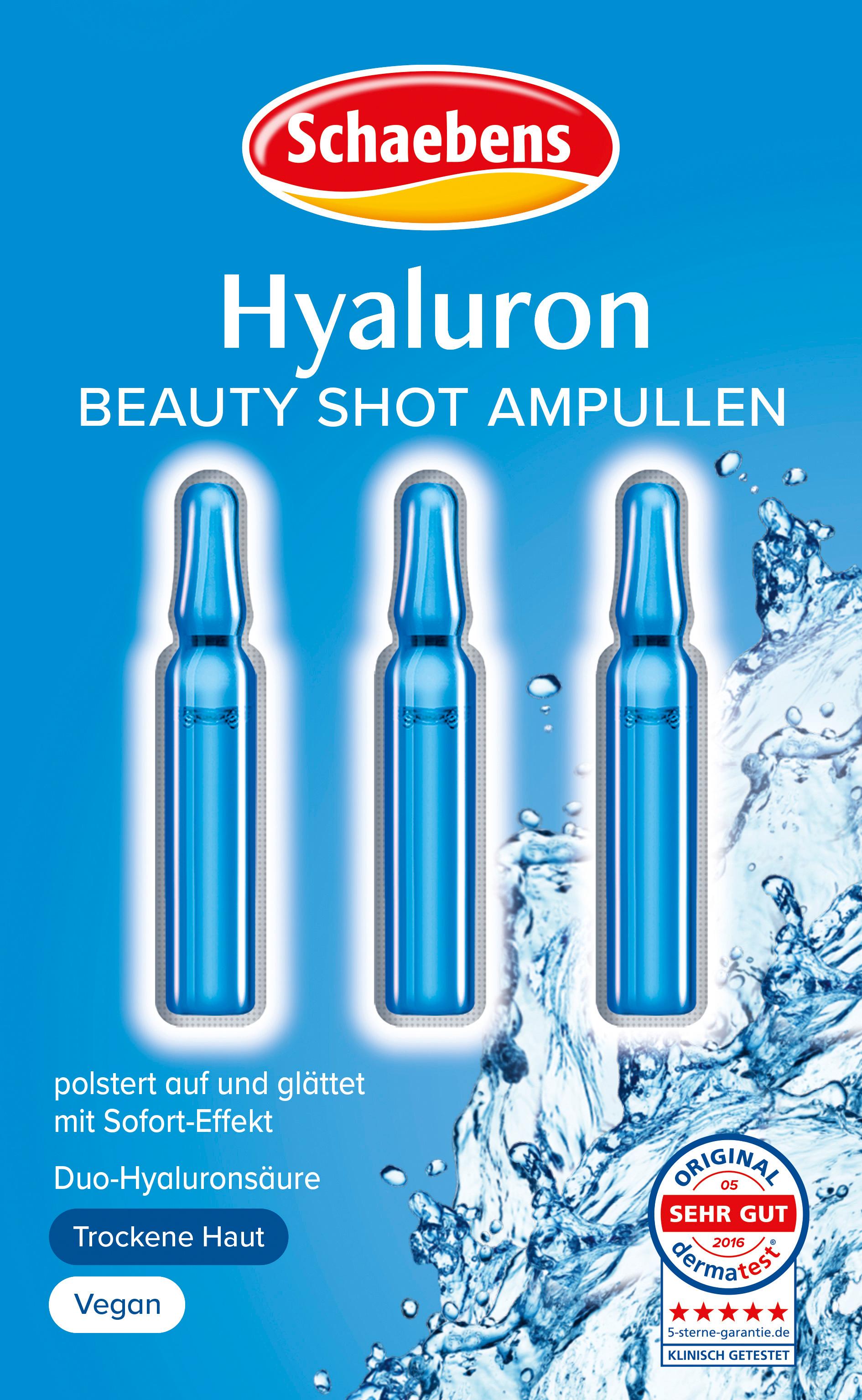 Schaebens Hyaluron Beauty Shot 3 x 1