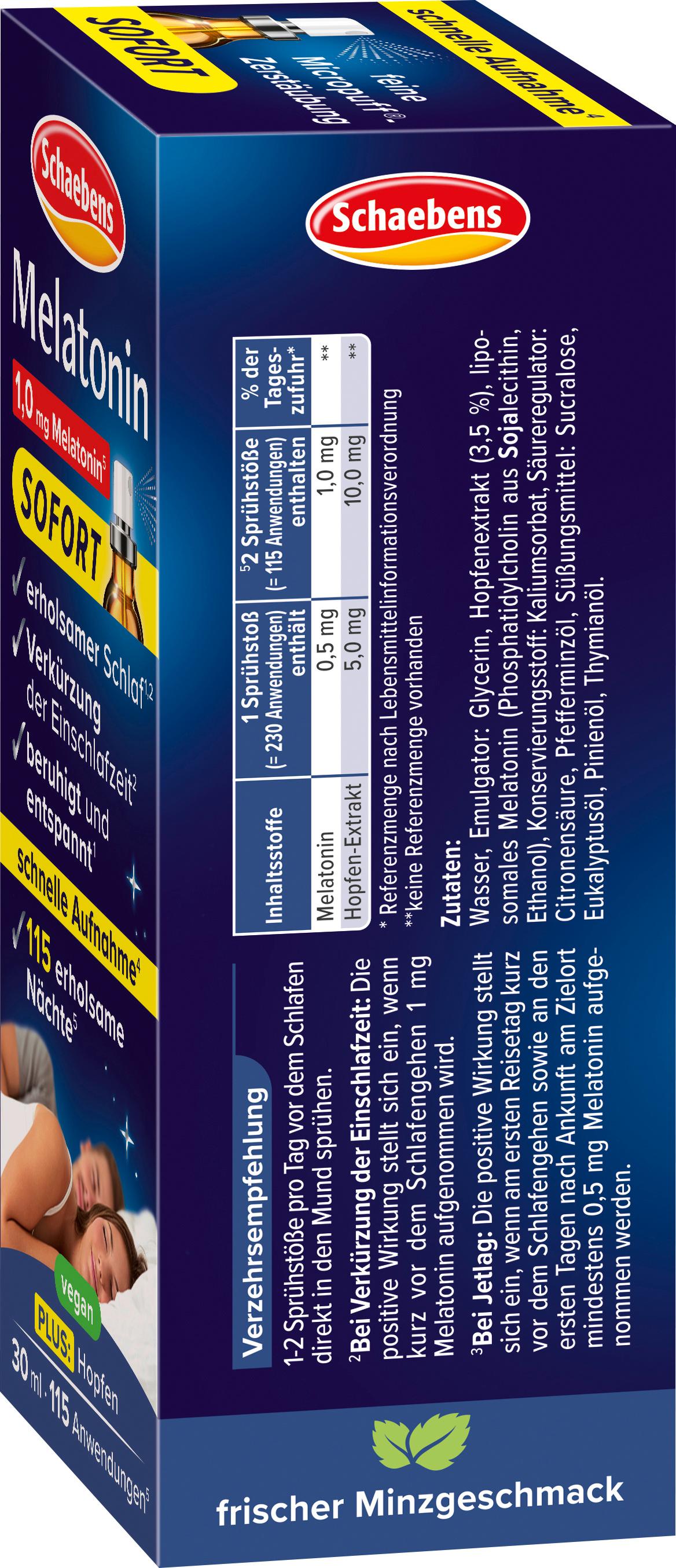 Produktbild Schaebens Melatonin SOFORT-SPRAY 3 von 5