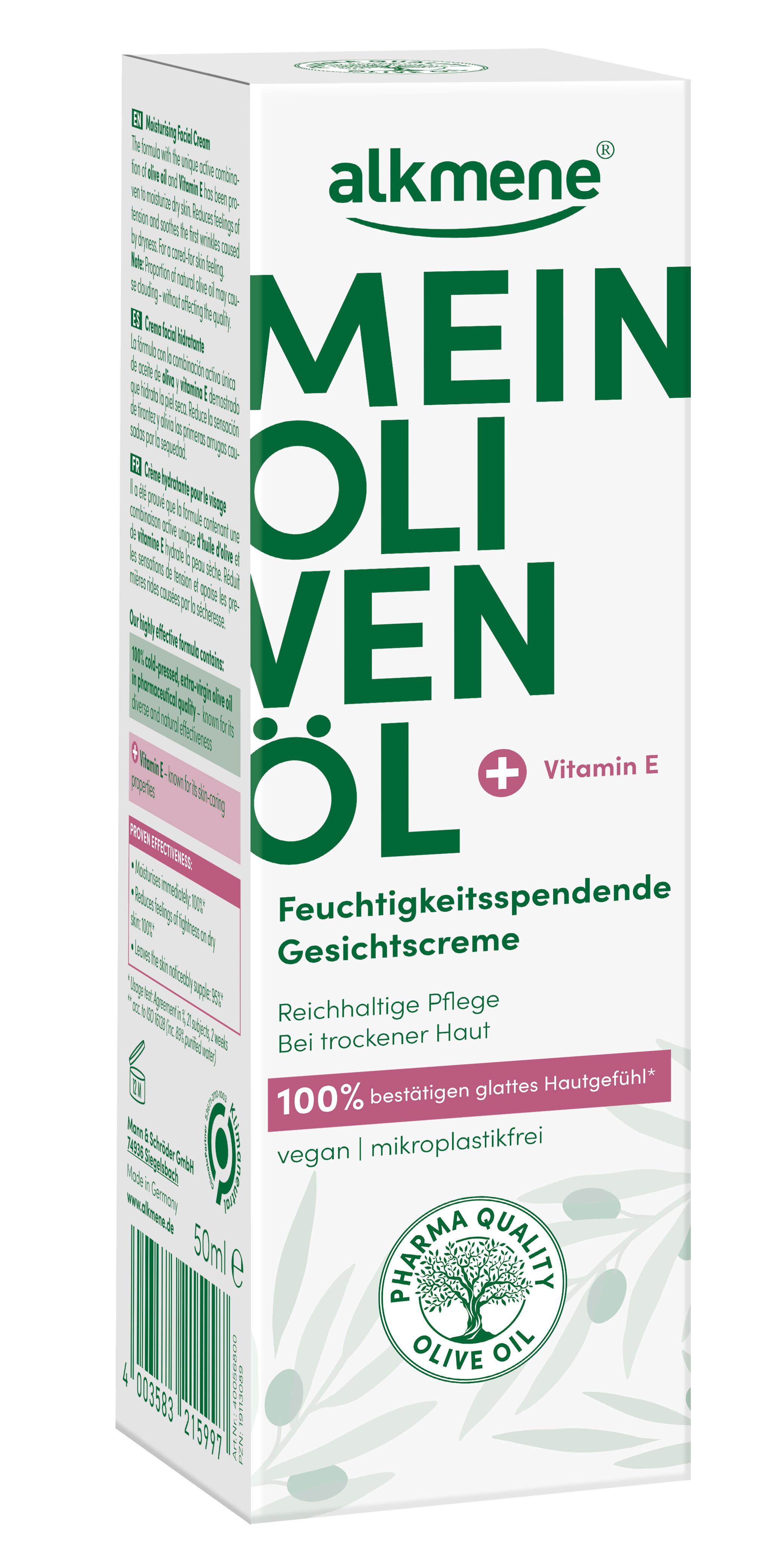 Produktbild alkmene Mein Olivenöl feuchtigkeitsspendende Gesichtscreme 2 von 2