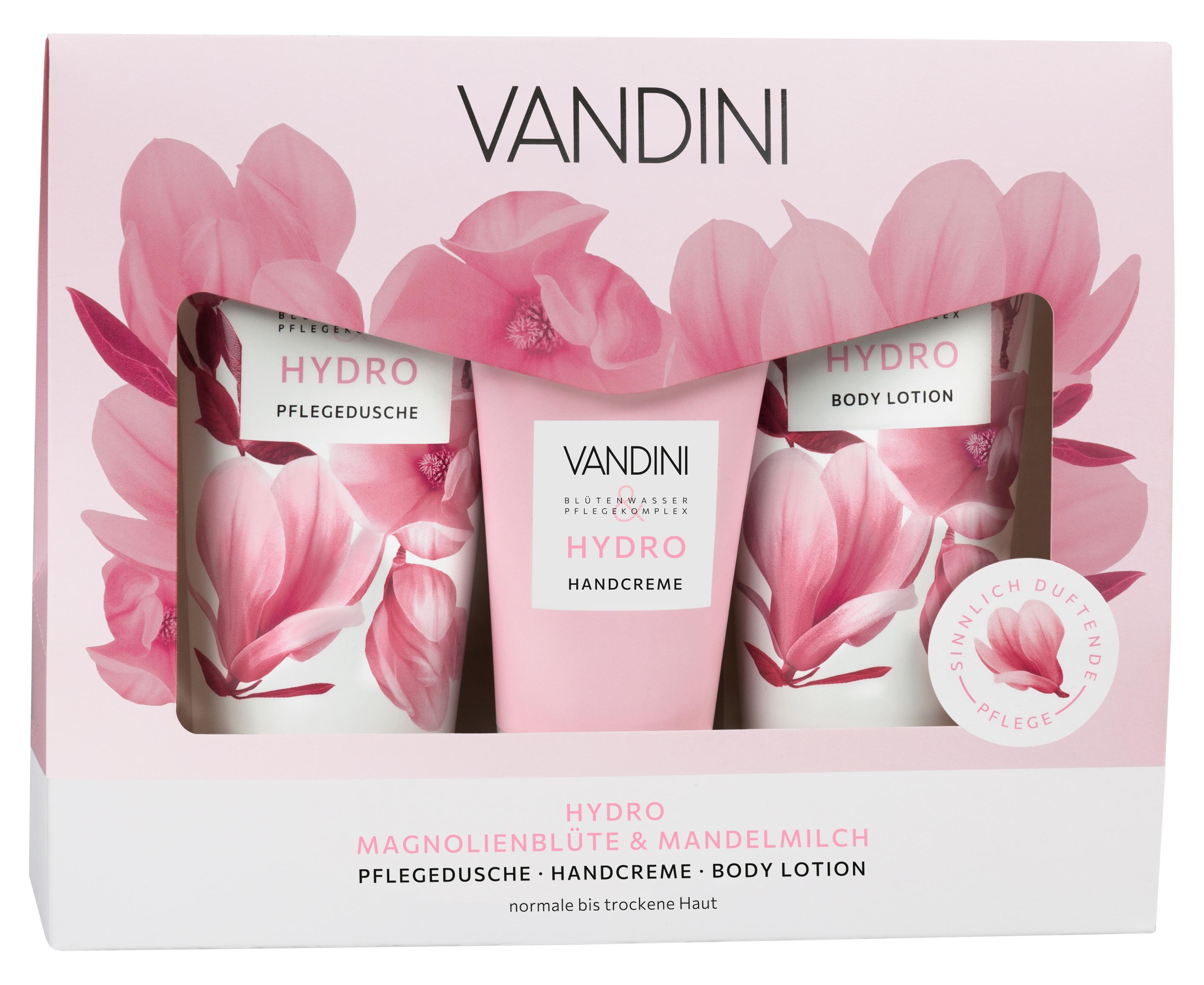 VANDINI Hydro Magnolienblüte & Mandelmilch Geschenkpackung