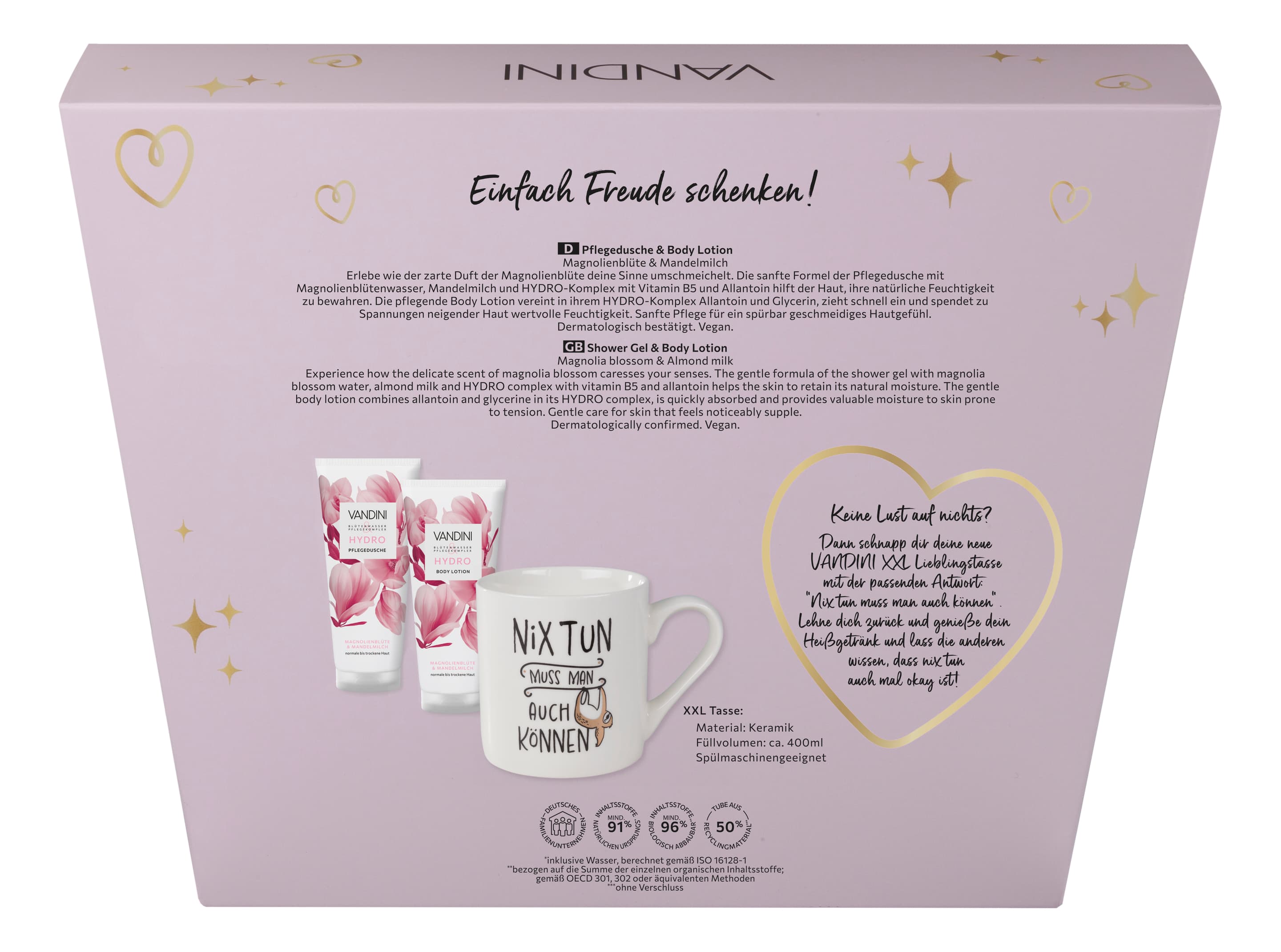 Produktbild VANDINI XXL Tasse "Nix tzn..." Hydro Geschenkpackung 3 von 3