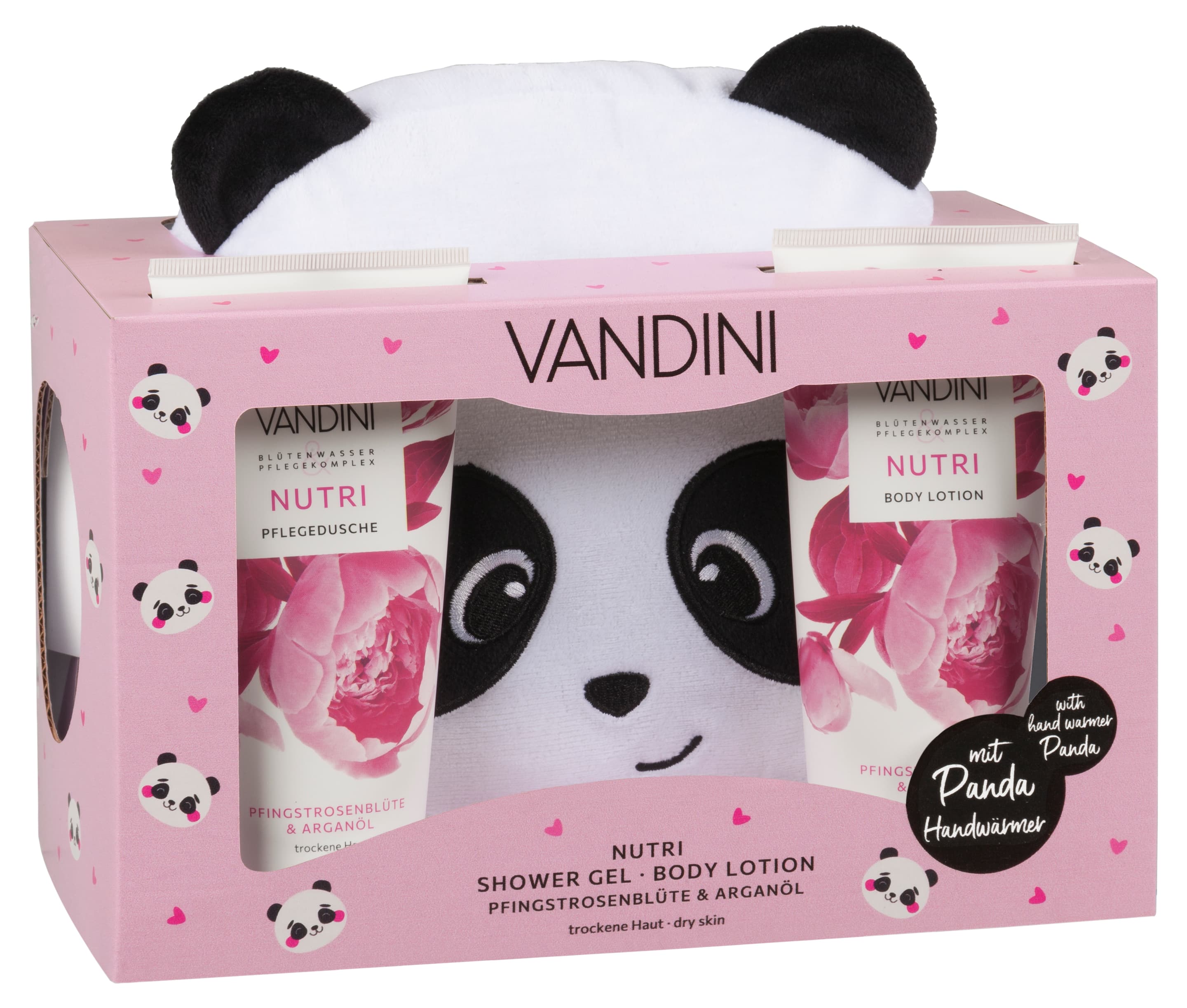 VANDINI Nutri Handwärmer Panda Geschenkpackung