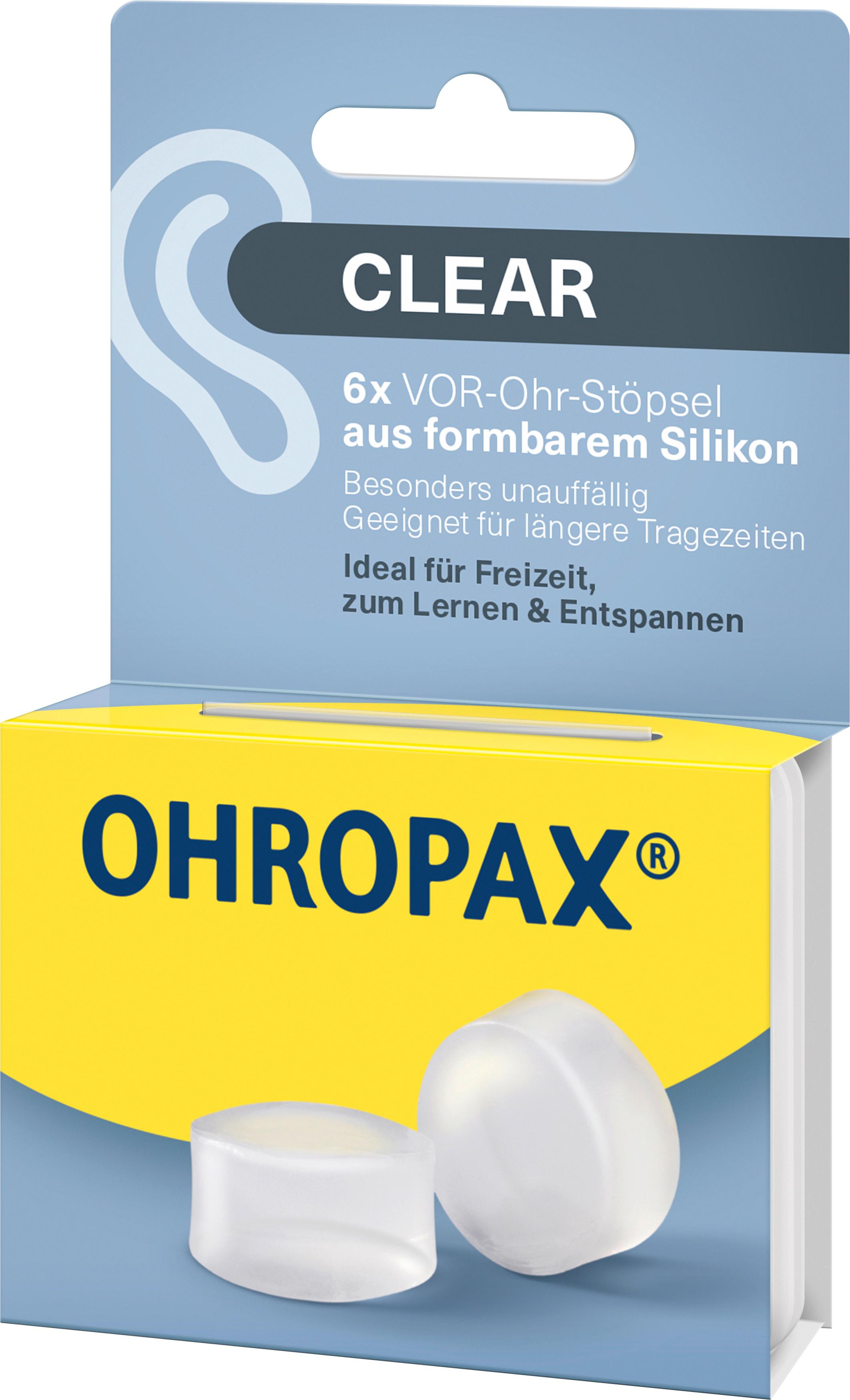 Produktbild Ohropax Silicon Clear Ohrstöpsel 6 von 6