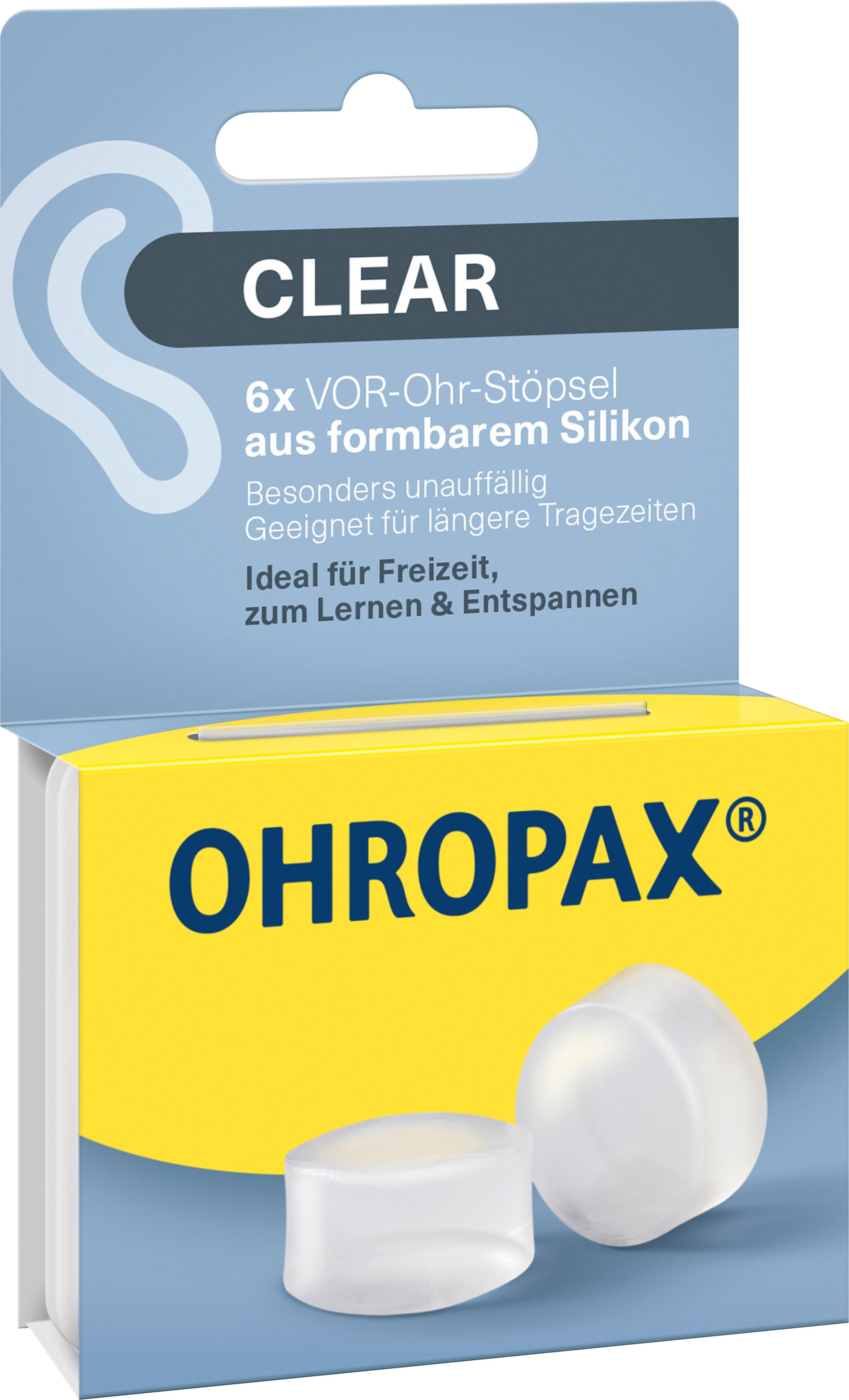 Produktbild Ohropax Silicon Clear Ohrstöpsel 4 von 6