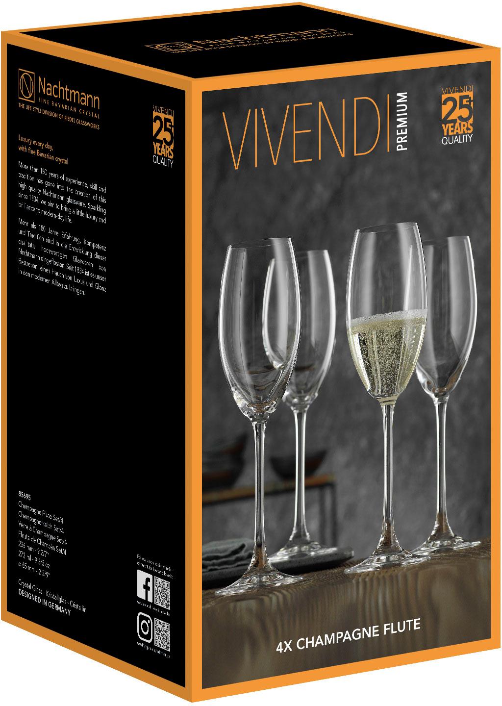 Produktbild Nachtmann Champagner- Sektgläser Vivendi im Geschenkkarton 4-tlg. 2 von 2
