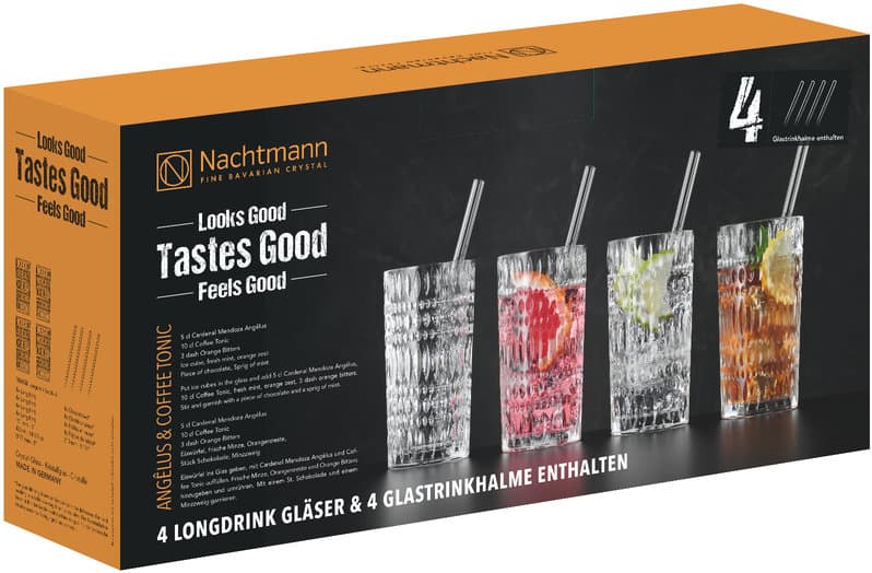 NACHTMANN Longdrinkglas Ethno Tastes Good 4er Set