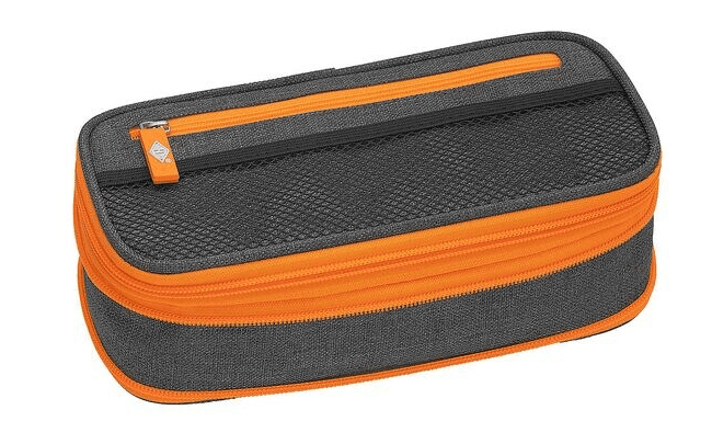 WEDO Schlamperbox neongrau/neonorange 