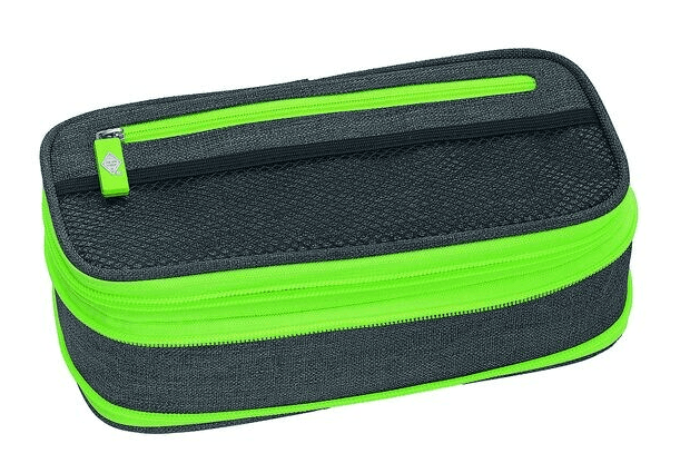 WEDO Schlamperbox neongrün/grau