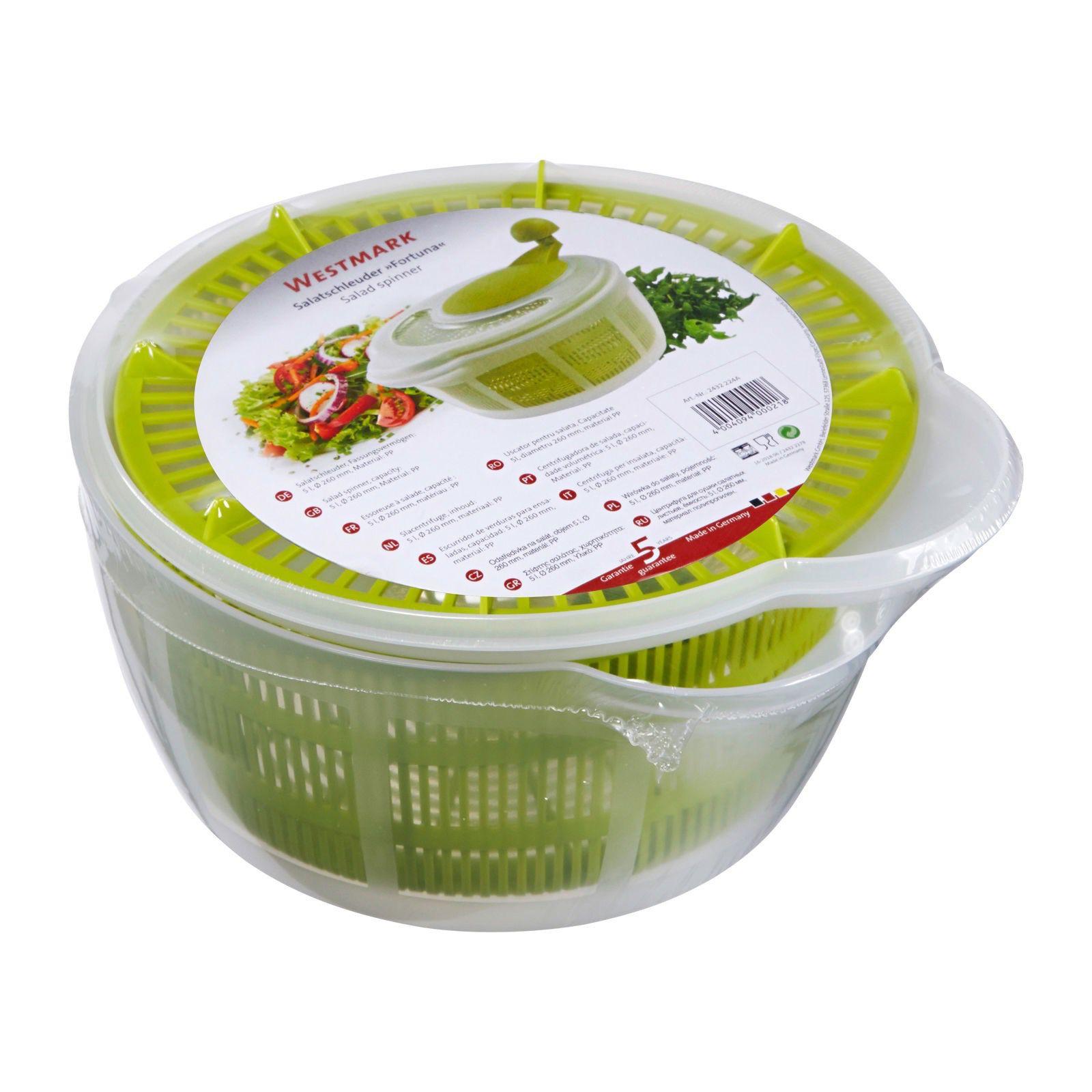 Produktbild WESTMARK Salatschleuder »Fortuna«, 5 l, apfelgrün, verschrumpft 5 von 5
