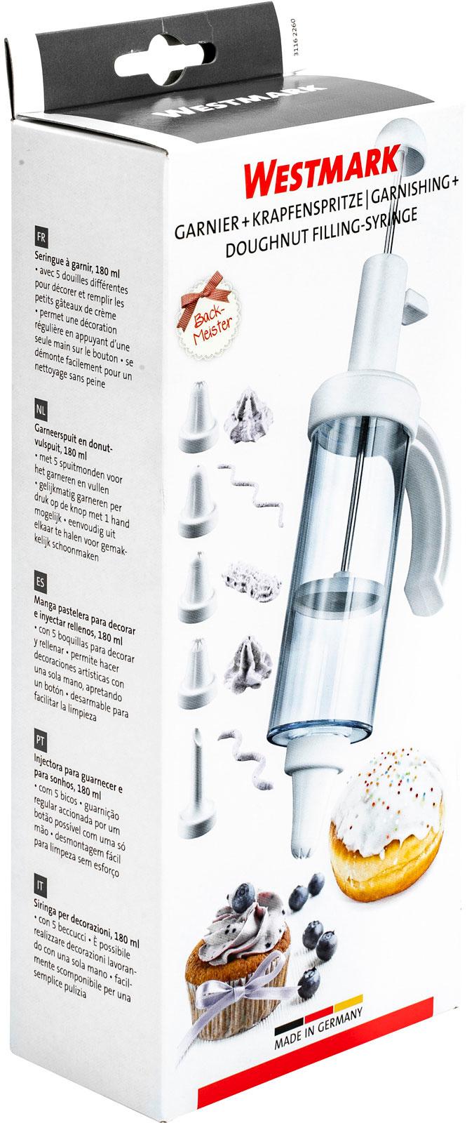 Produktbild WESTMARK Garnier + Krapfenspritze 6-tlg. 2 von 5