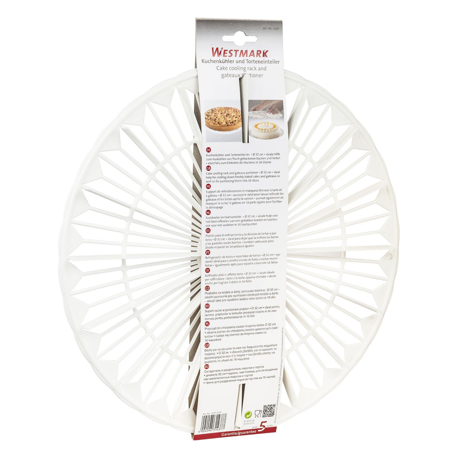 Produktbild WESTMARK Kuchengitter und Torteneinteiler ø 32cm 2 von 5
