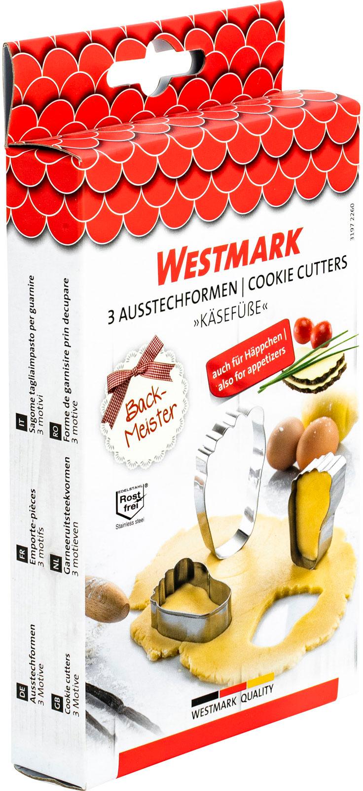 Produktbild WESTMARK Ausstechformen Set »Füße« 3-tlg. 2 von 6