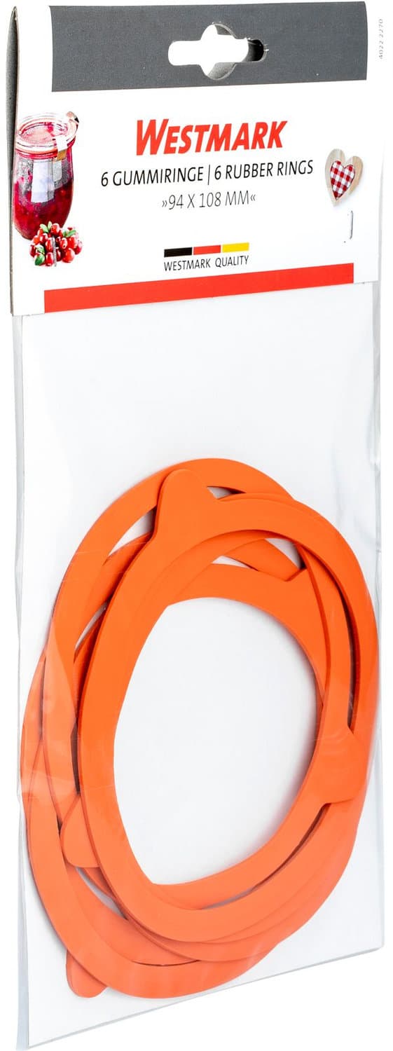 WESTMARK Einkoch-Gummiringe 94x108mm 6er Pack