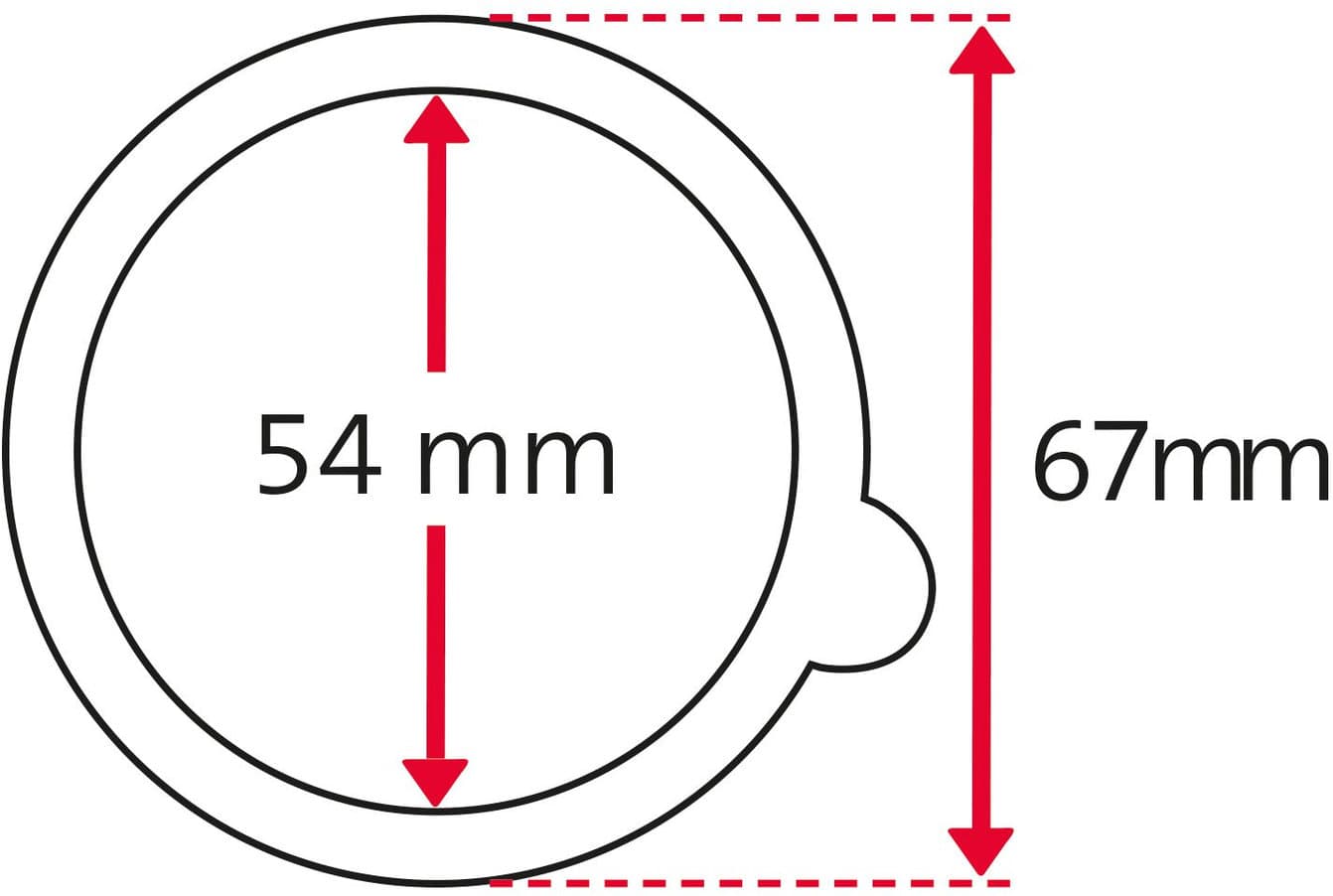 WESTMARK Einkoch-Gummiringe 54x67mm 6er Pack