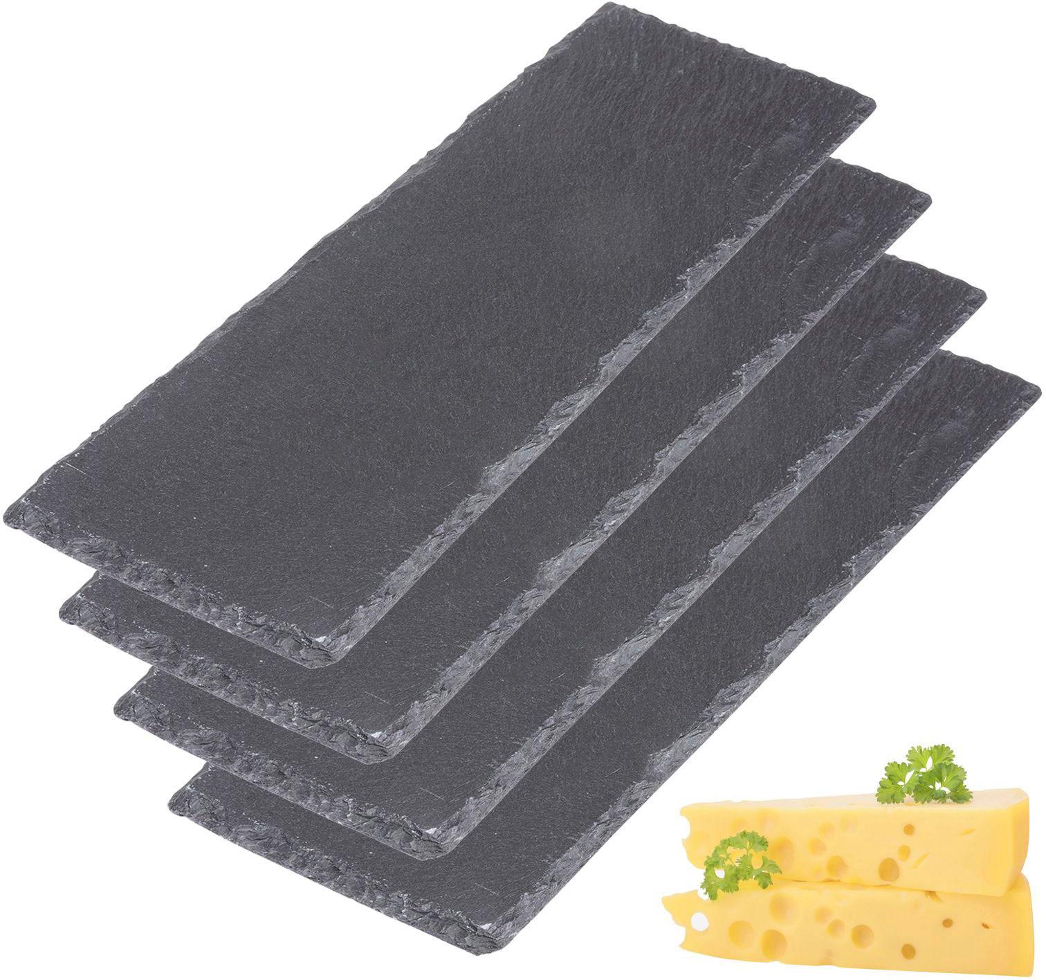 Produktbild WESTMARK 4 Servierplatten Naturschiefer »Tapas + Friends«, 30 x 10 cm 2 von 2