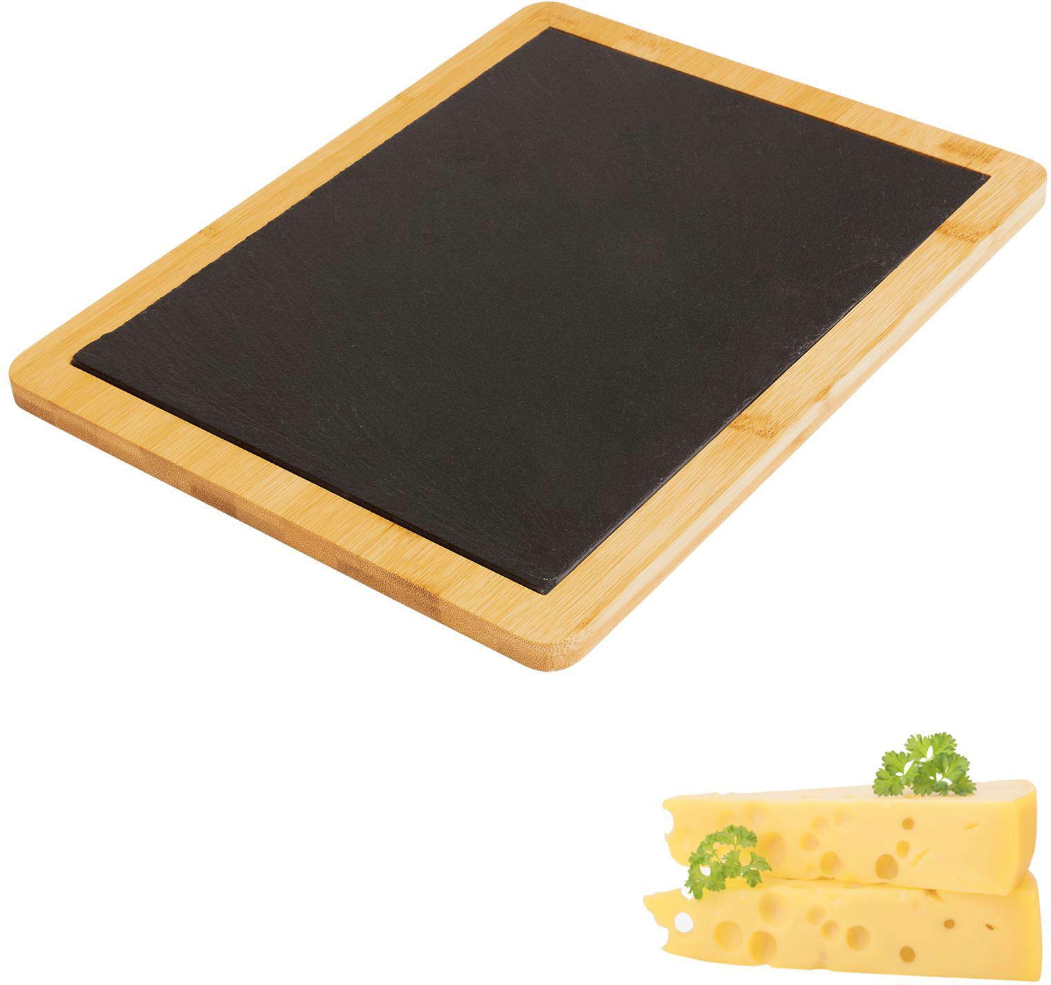 Produktbild WESTMARK Servierplatte »Tapas + Friends«, Schiefer in Bambus, 32 x 25 x 1,2 cm 2 von 2