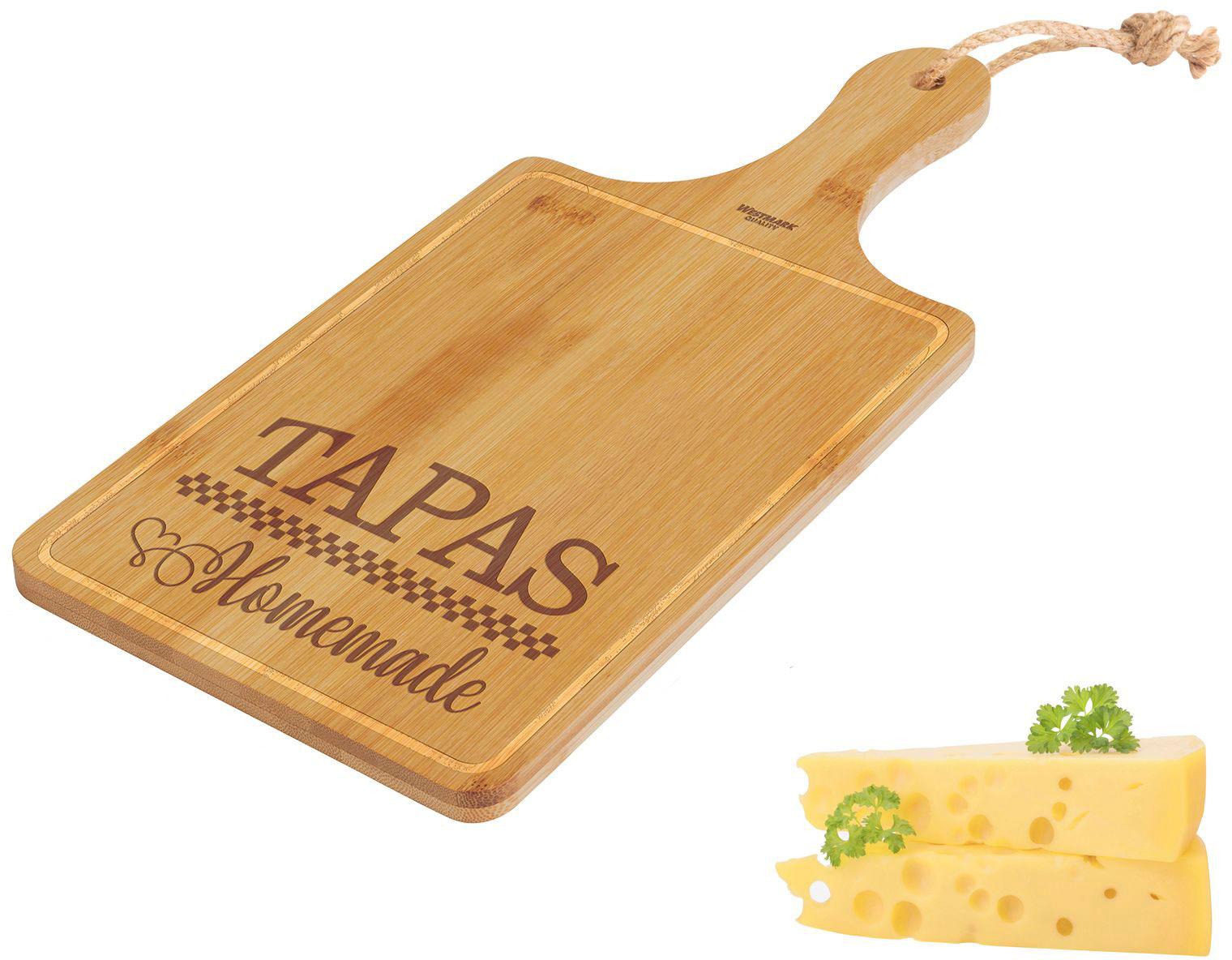 Produktbild WESTMARK Servierbrett »Tapas + Friends«, Bambus, 35 x 16 cm 2 von 2