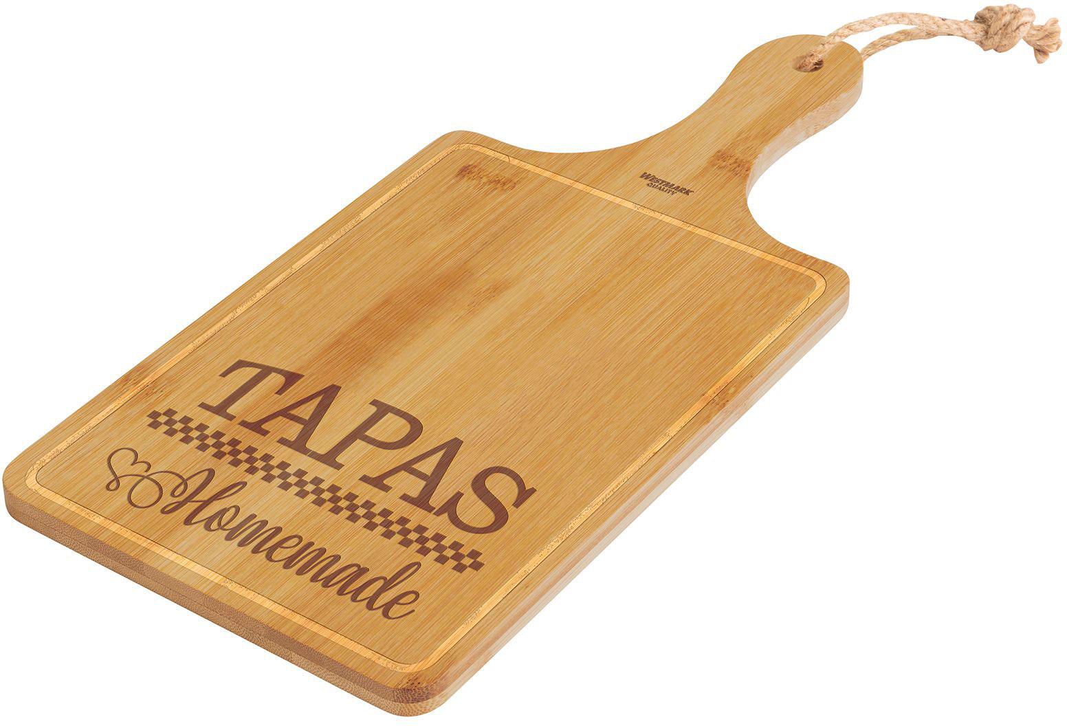 WESTMARK Servierbrett »Tapas + Friends«, Bambus, 35 x 16 cm