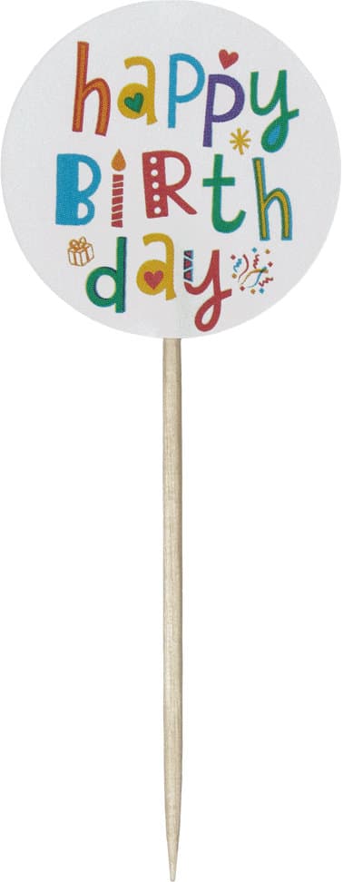 Demmler Deco Picker Happy Birthday