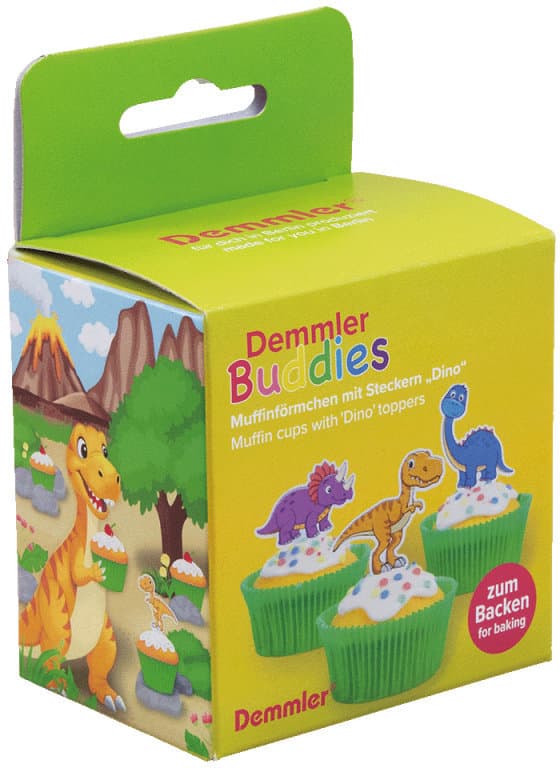 Demmler Buddies Backförmchen mit Stecker Dino
