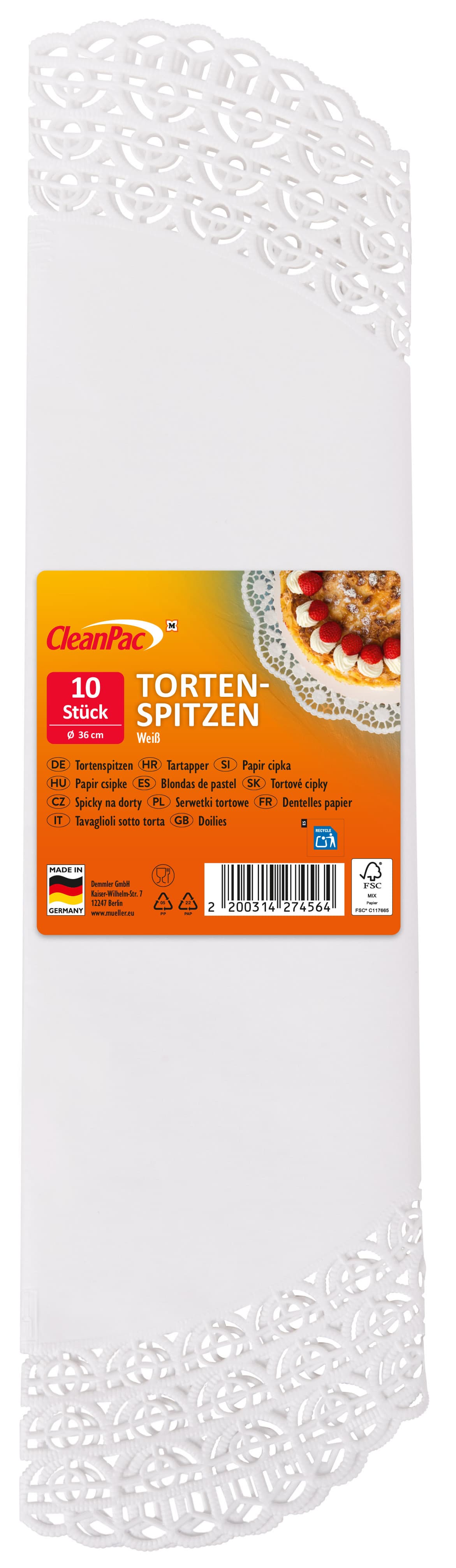 CleanPac Tortenspitze Firenze