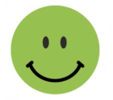 Produktbild AVERY Zweckform Bewertungspunkte auf Rolle Smiley ø19 mm 2 von 2