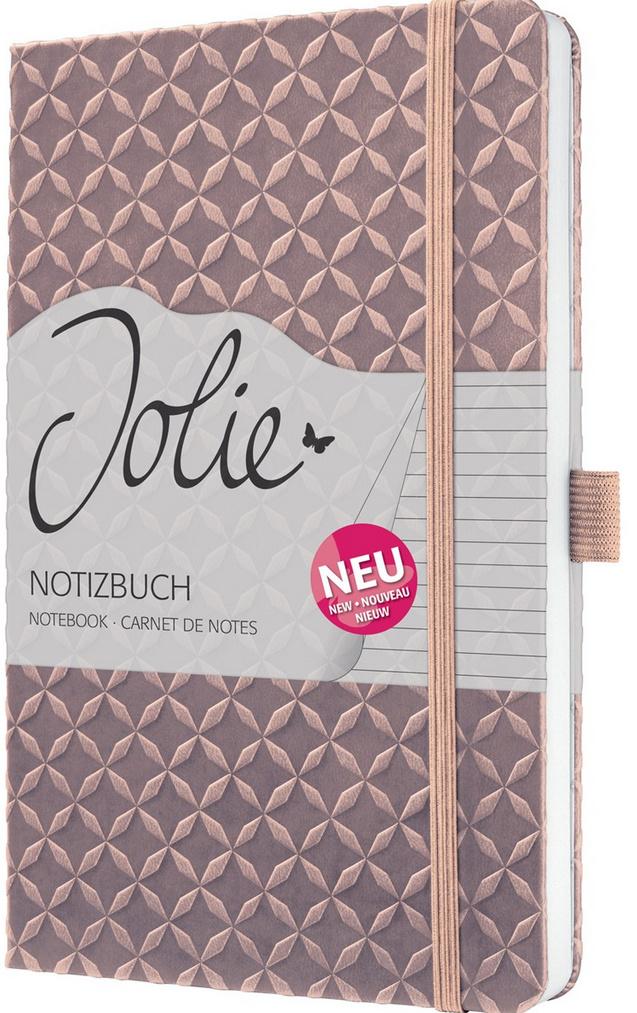 sigel Notizbuch Jolie® Pearl Rose 13,5 x 20,3cm