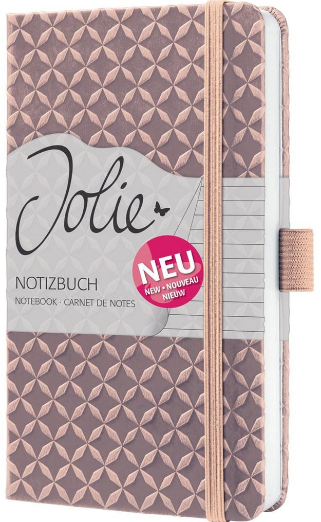 sigel Notizbuch Jolie® Pearl Rose 95 x 150 x 16mm