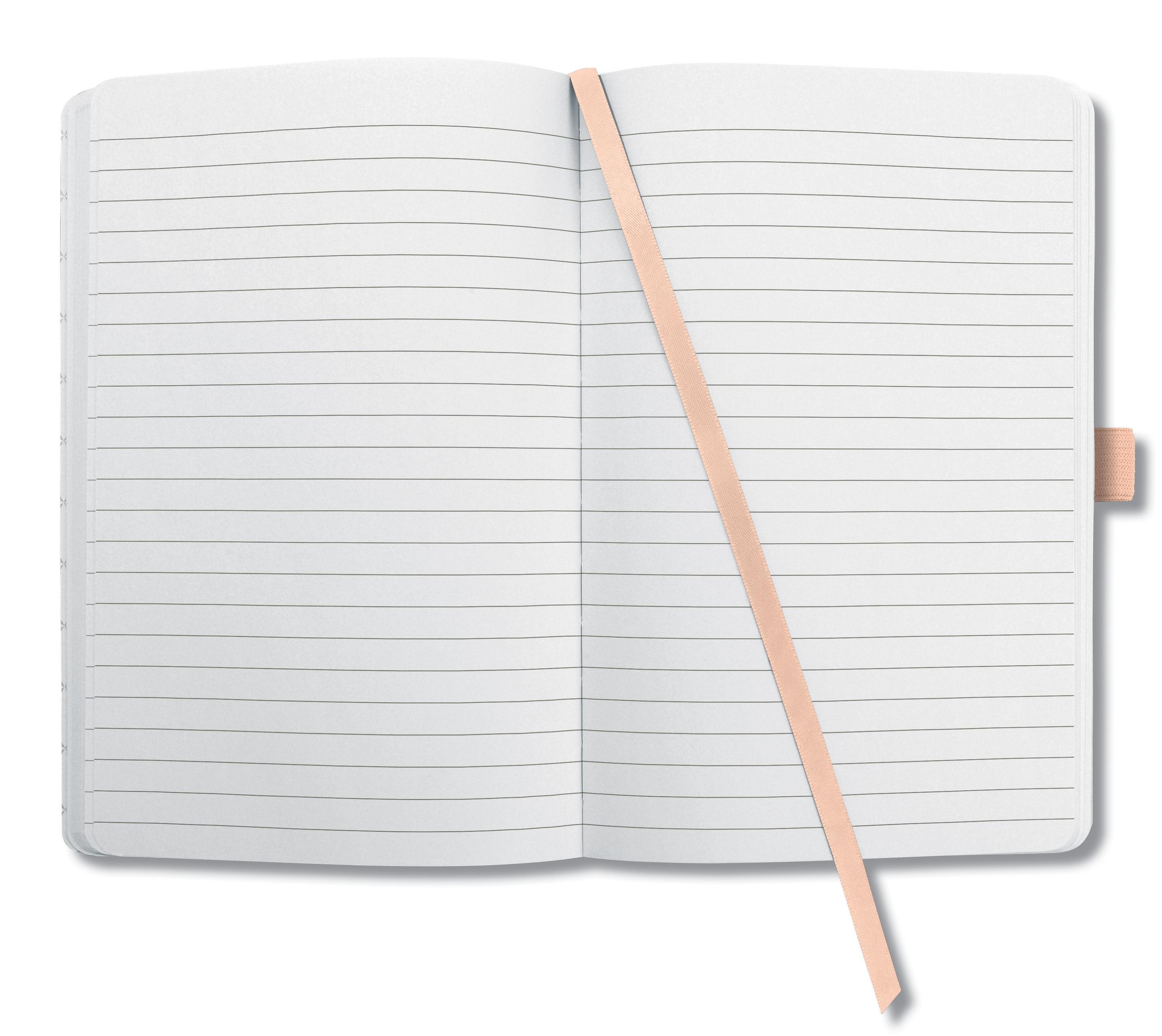 Produktbild sigel Notizbuch Jolie® liniert Rose Love 135x203x16mm 3 von 5