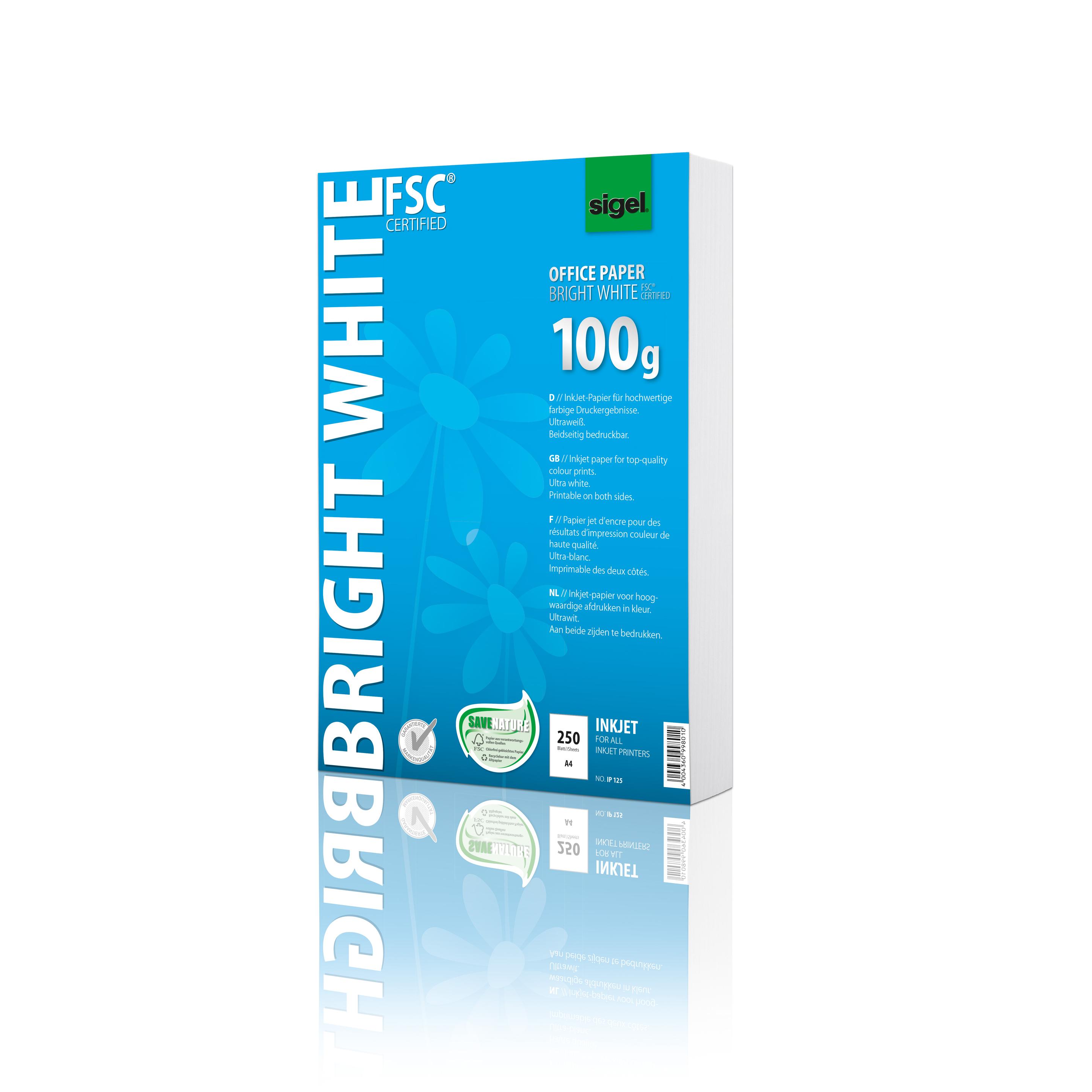 sigel Office Papier Bright White A4 250 Blatt