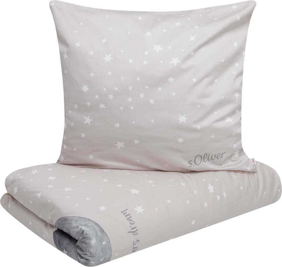 Produktbild s.Oliver Satin Kinderbettwäsche Mond 80x80cm, 135x200cm 5 von 5