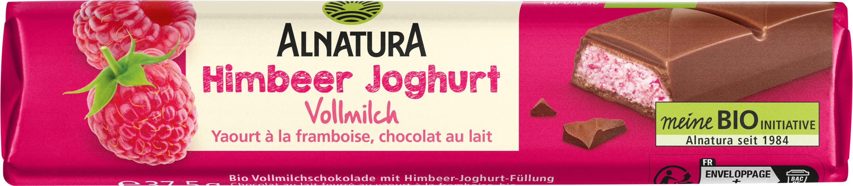 Alnatura Bio Himbeer Joghurt Schokoriegel