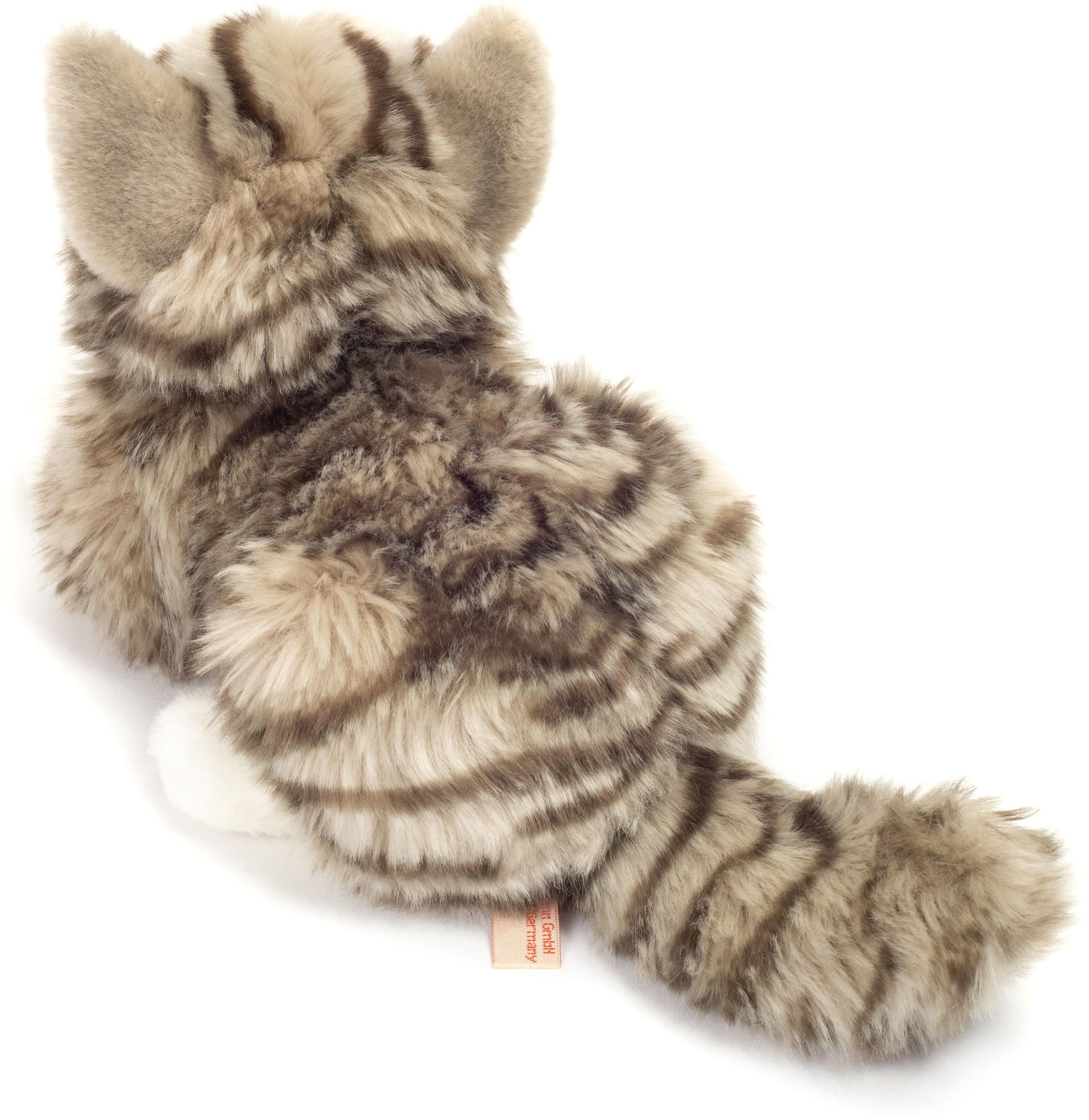 Produktbild Teddy-Hermann - Katze liegend grau, 20 cm 2 von 3
