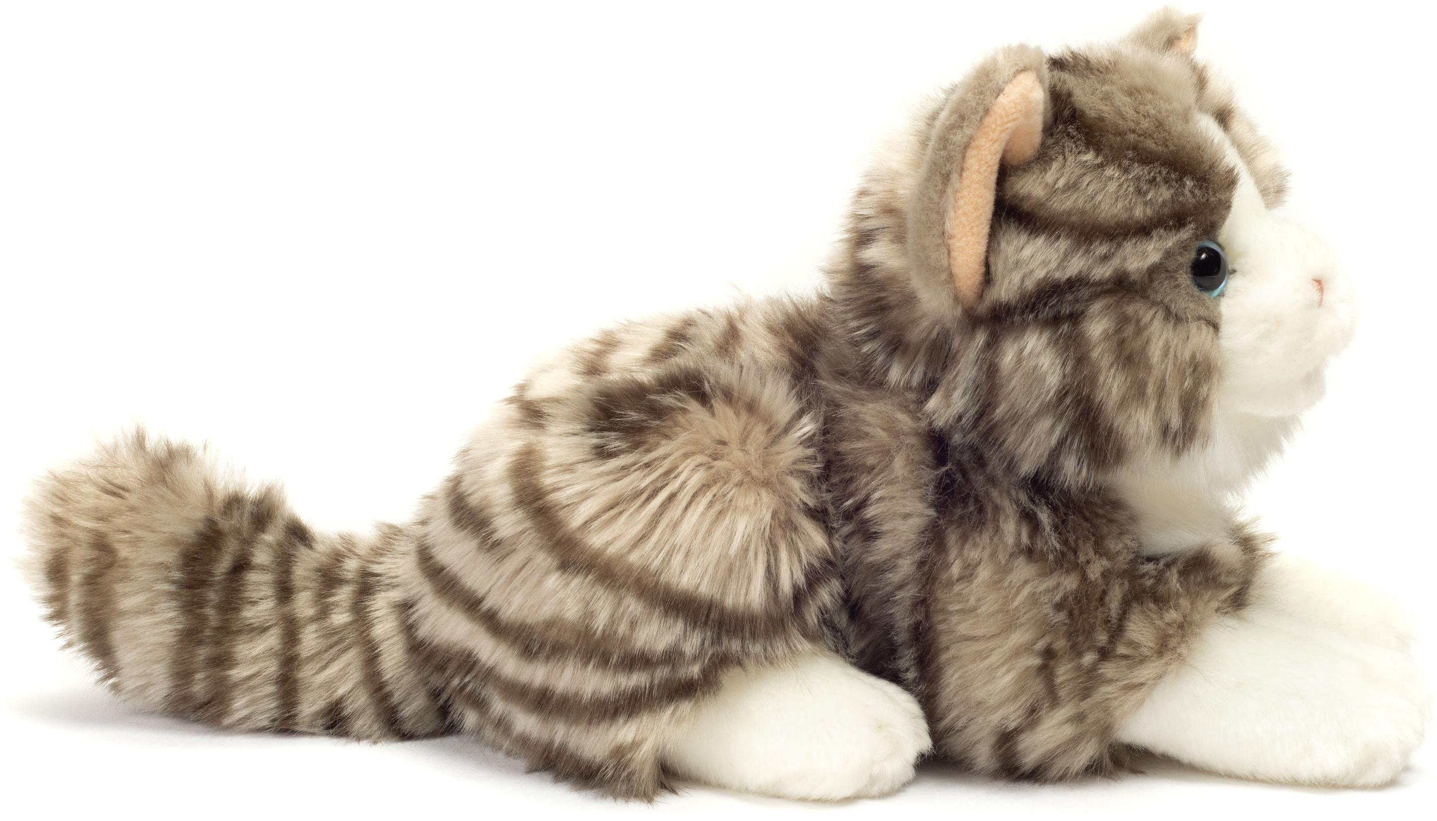 Produktbild Teddy-Hermann - Katze liegend grau, 20 cm 3 von 3